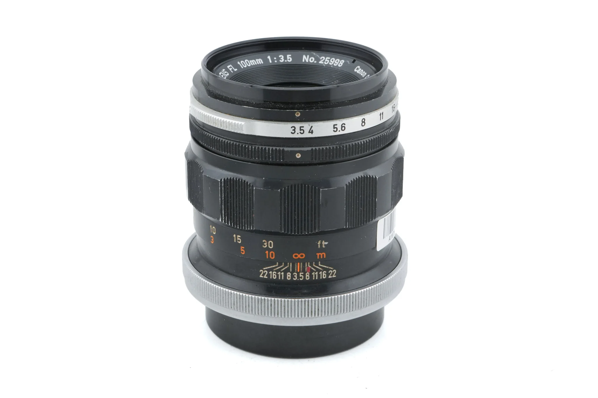 Canon 100mm f3.5 FL