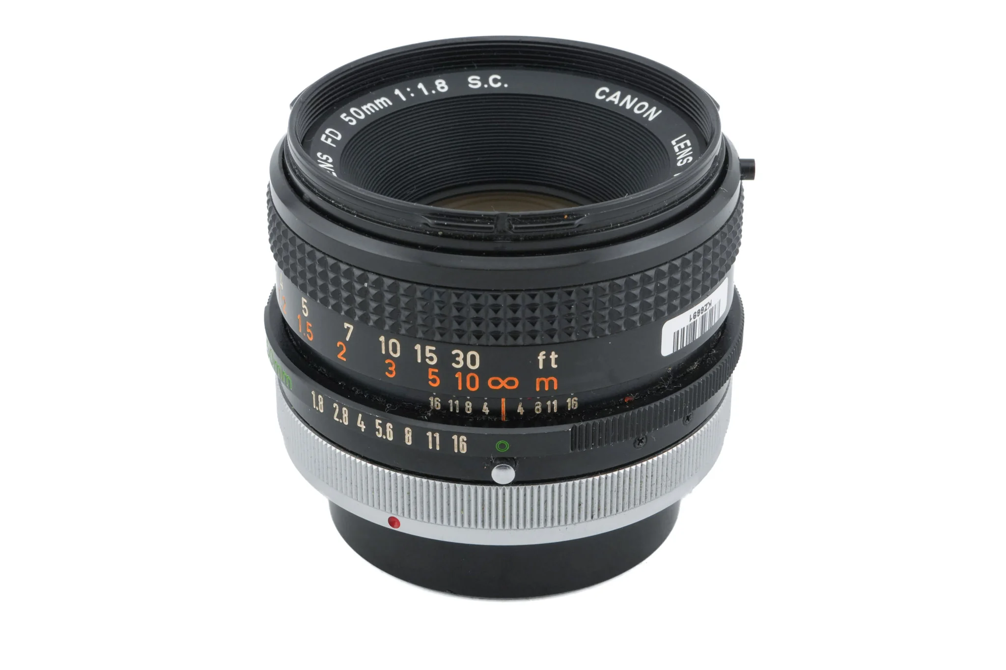 Canon 50mm f1.8 S.C.