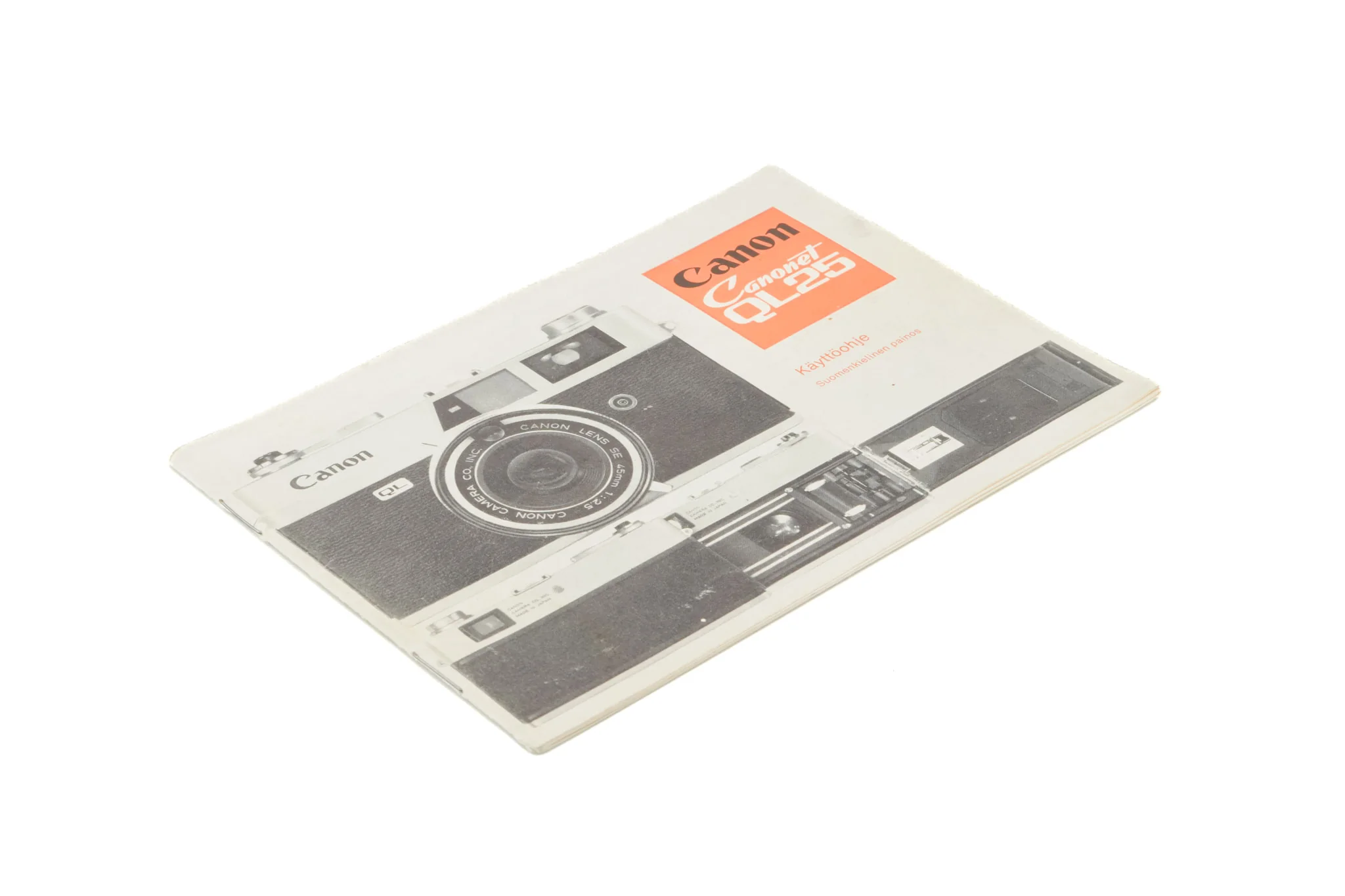Canon Canonet QL25 Instructions - Accessory