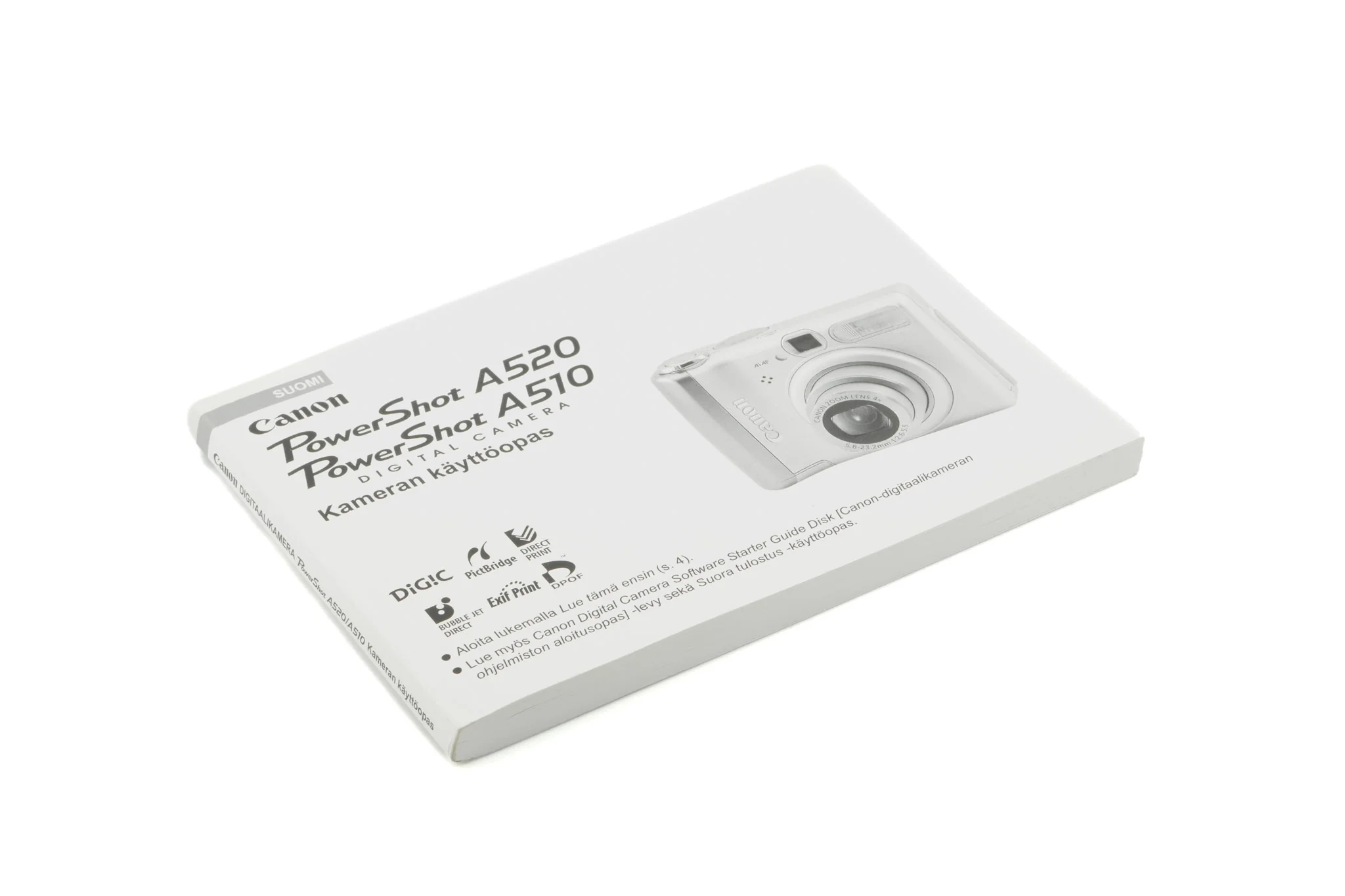 Canon PowerShot A520 / A510 Instructions