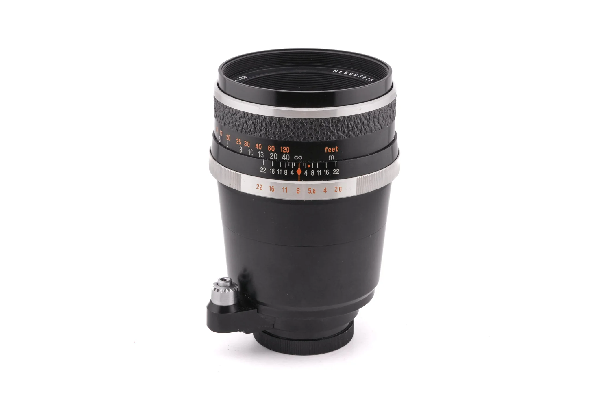 Carl Zeiss 120mm f2.8 Biometar Jena - Lens