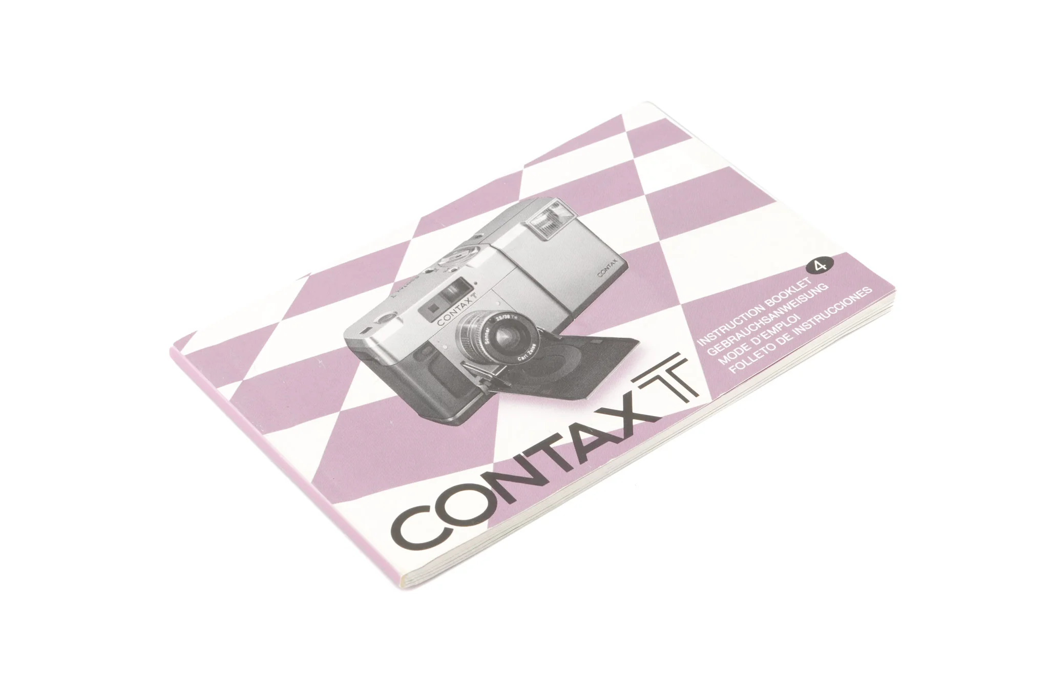 Contax T Instructions