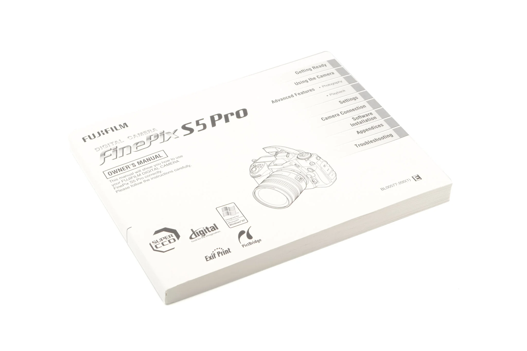 Fujifilm FinePix S5 Pro Instructions