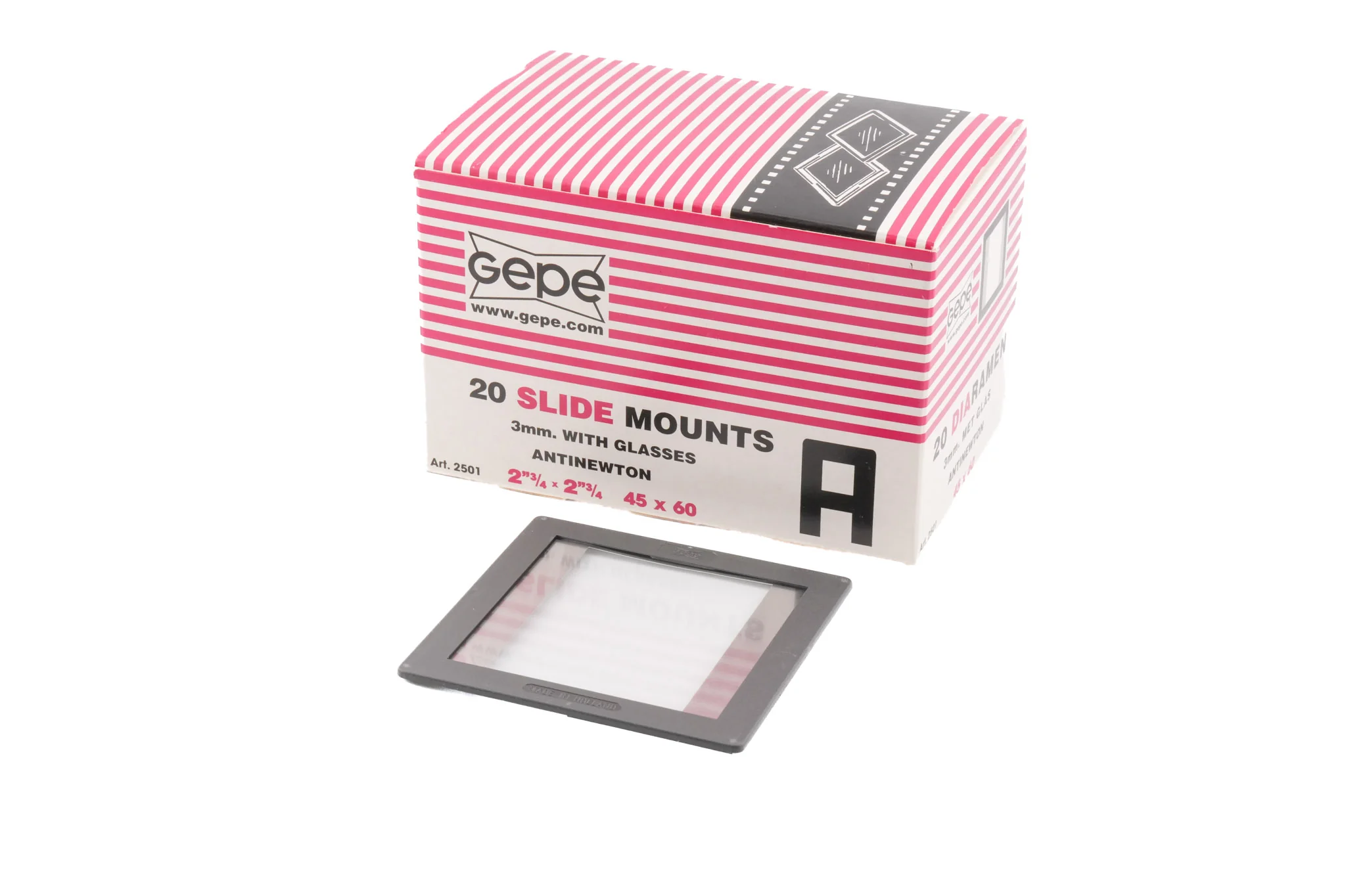 Gepe 45 x 60 mm Anti-Newton Glass Slide Mounts