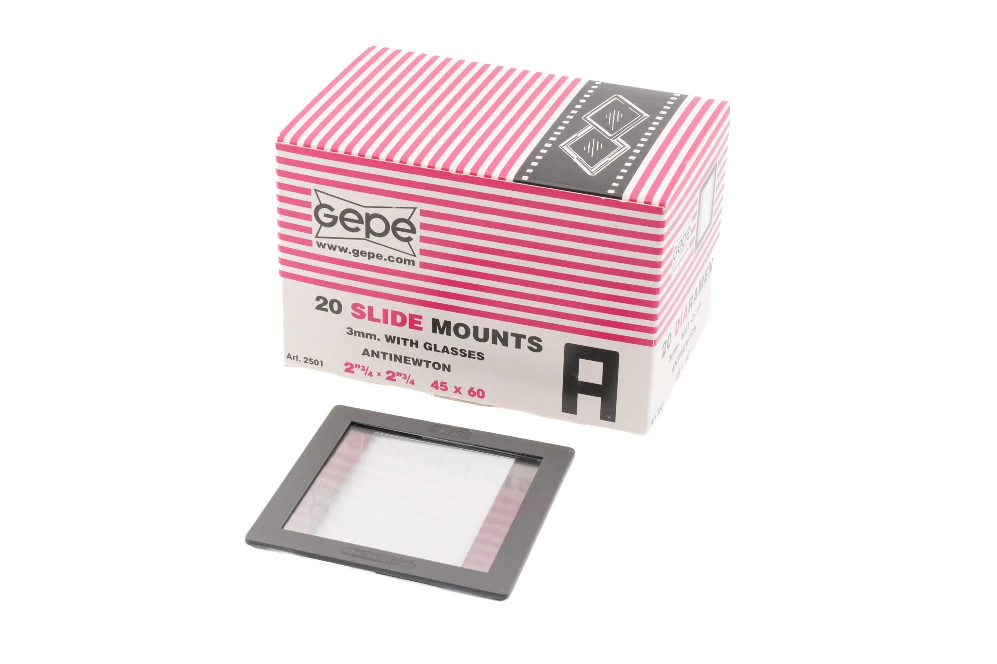 Gepe 45 x 60 mm Anti-Newton Glass Slide Mounts
