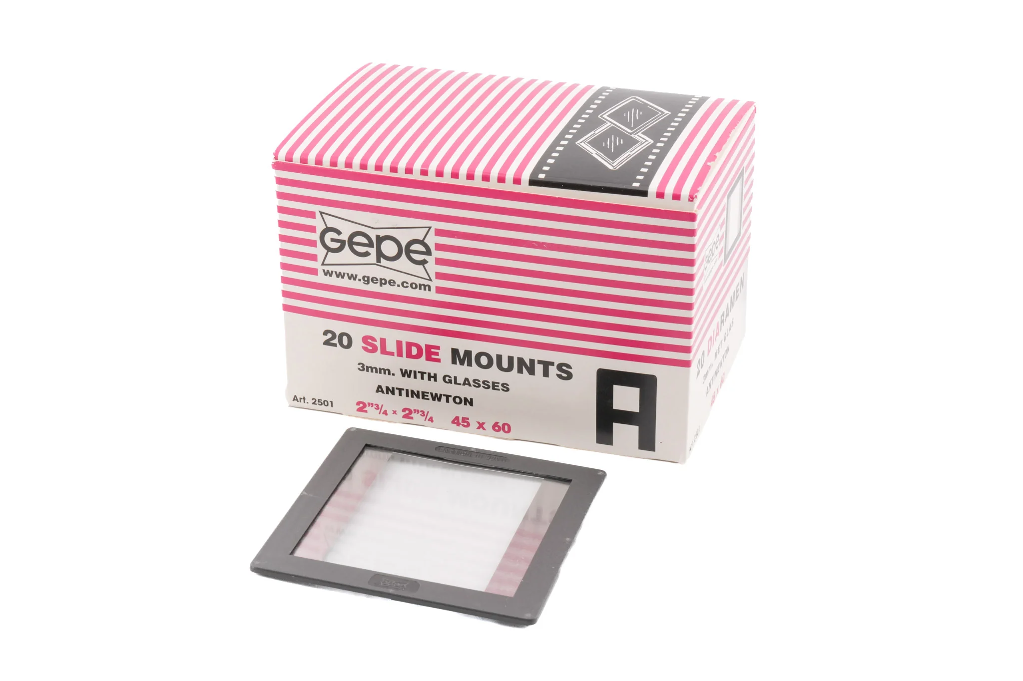 Gepe 45 x 60 mm Anti-Newton Glass Slide Mounts