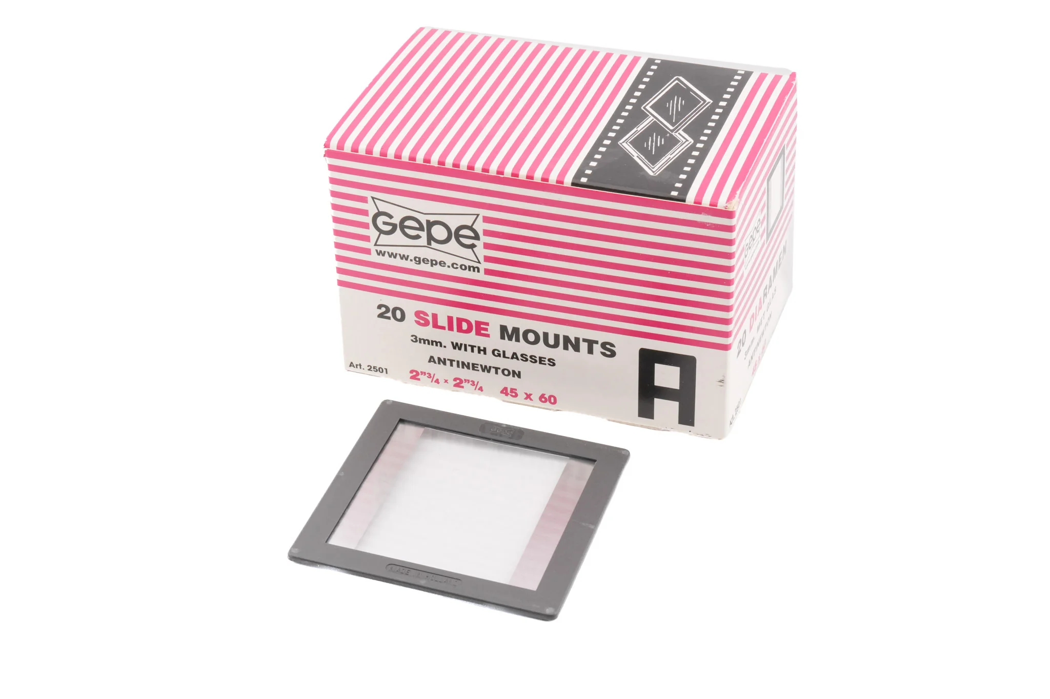 Gepe 45 x 60 mm Anti-Newton Glass Slide Mounts