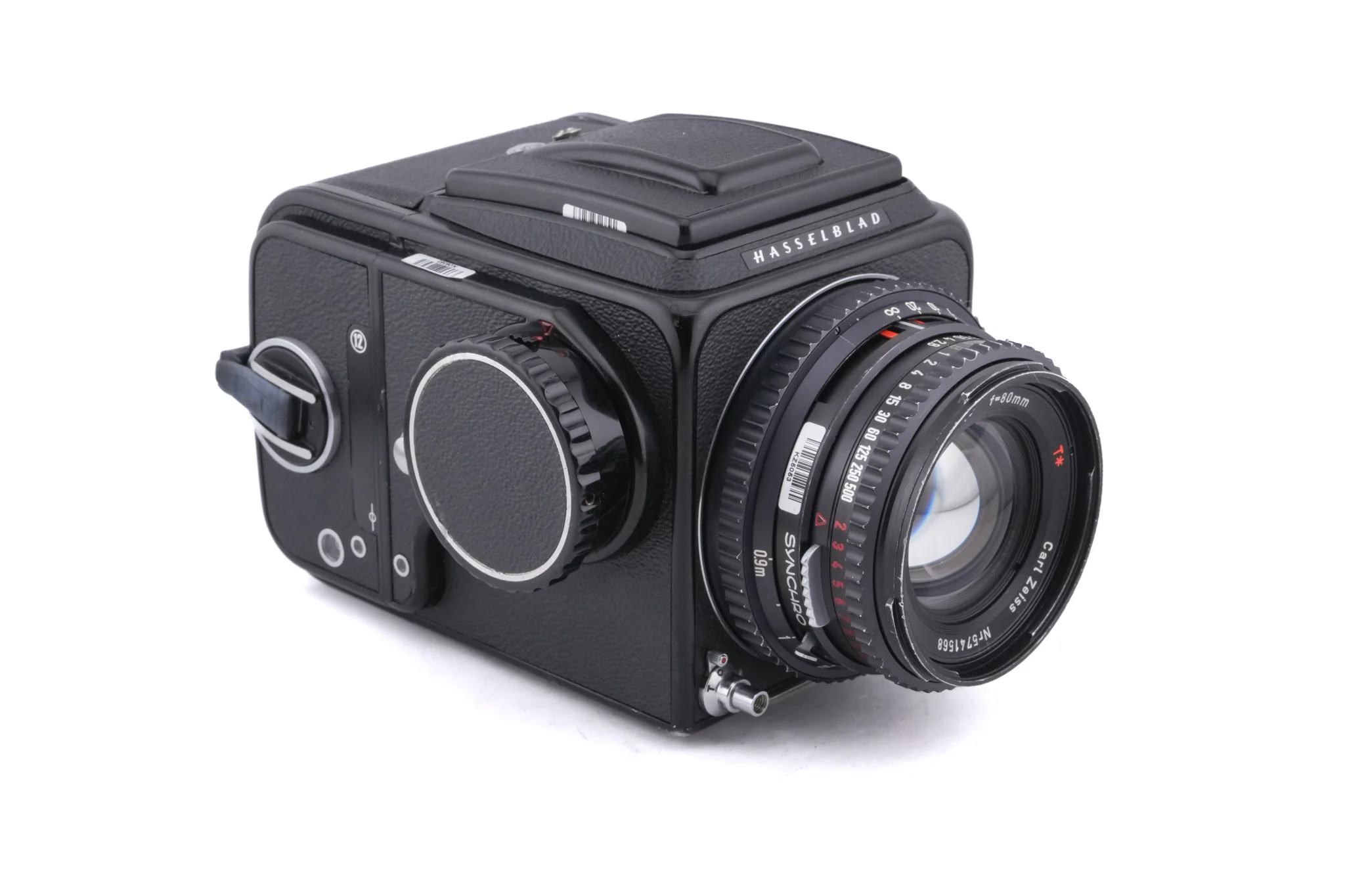 Hasselblad 500C/M (Black, 10170) + 80mm f2.8 Planar T* C (Black, 20028) + Waist Level Finder (Old / Black, 42277) + Standard Focusing Screen (42161) + A12 Film Magazine (Black, 30147) - Image 2