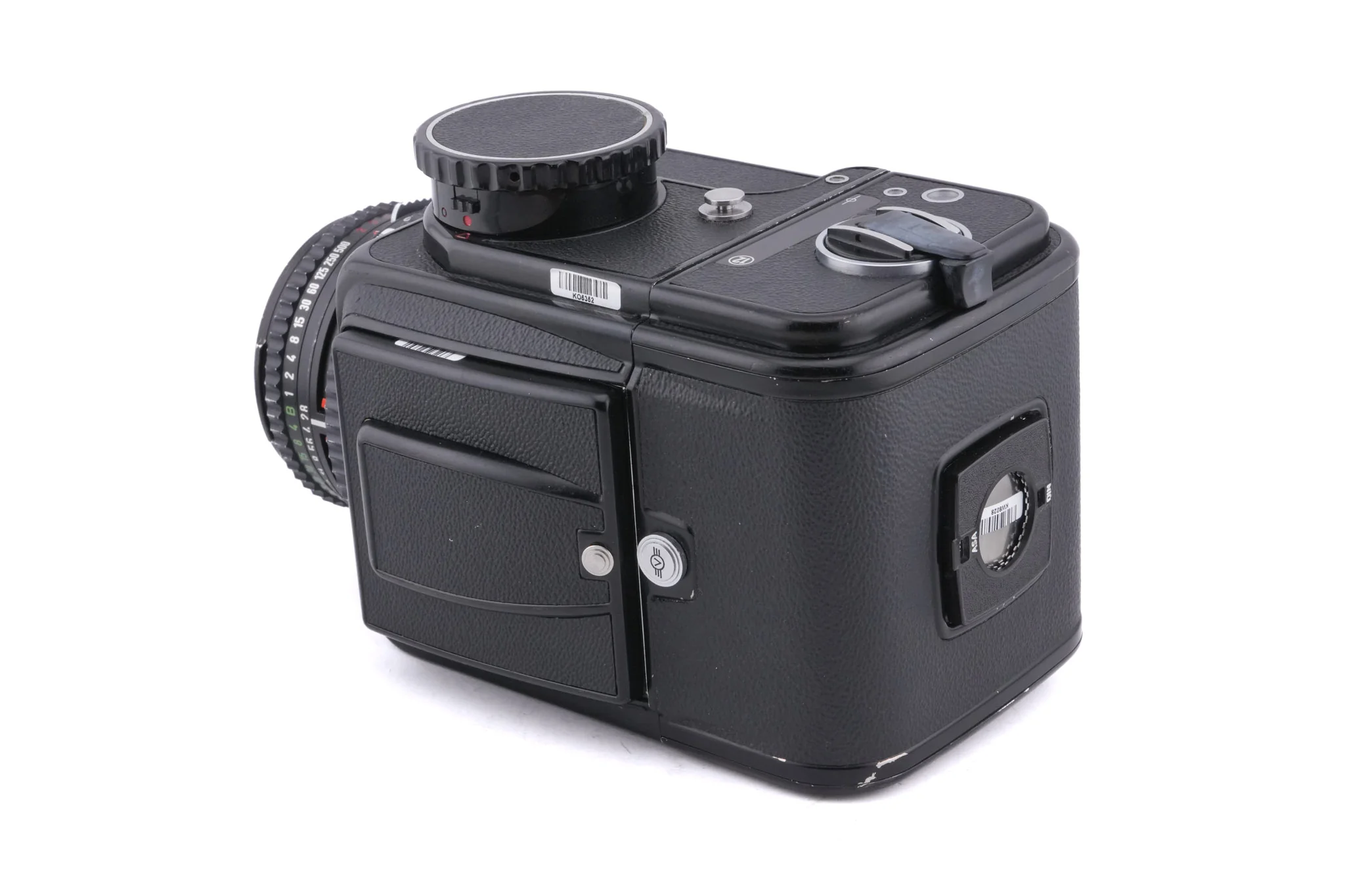 Hasselblad 500C/M (Black, 10170) + 80mm f2.8 Planar T* C (Black, 20028) + Waist Level Finder (Old / Black, 42277) + Standard Focusing Screen (42161) + A12 Film Magazine (Black, 30147) - Image 5