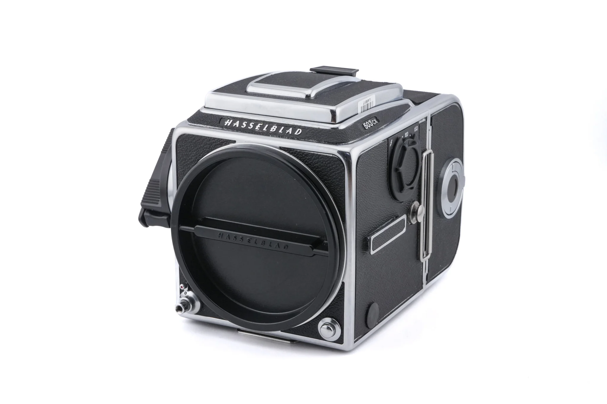 Hasselblad 503CX (Silver, 10026) + A12N Film Magazine + Waist Level Finder (New / Chrome, 42315) + Acute Matte Focusing Screen (42165)