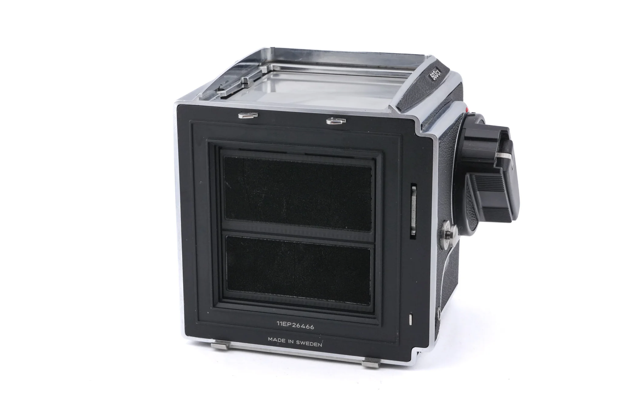 Hasselblad 503CX (Silver, 10026) + A12N Film Magazine + Waist Level Finder (New / Chrome, 42315) + Acute Matte Focusing Screen (42165) - Image 8