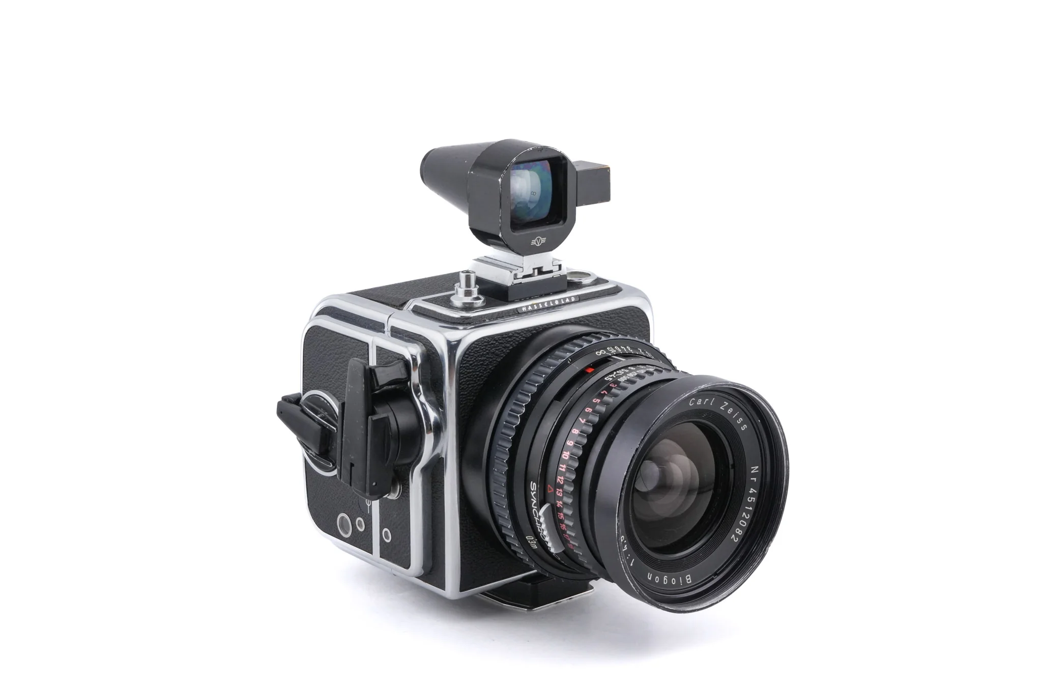 Hasselblad SWC/M (Biogon C T*) (Silver, 10049) + SWC Viewfinder (52035/TISOC) + A12 Film Magazine (Silver, 30074) - Image 2