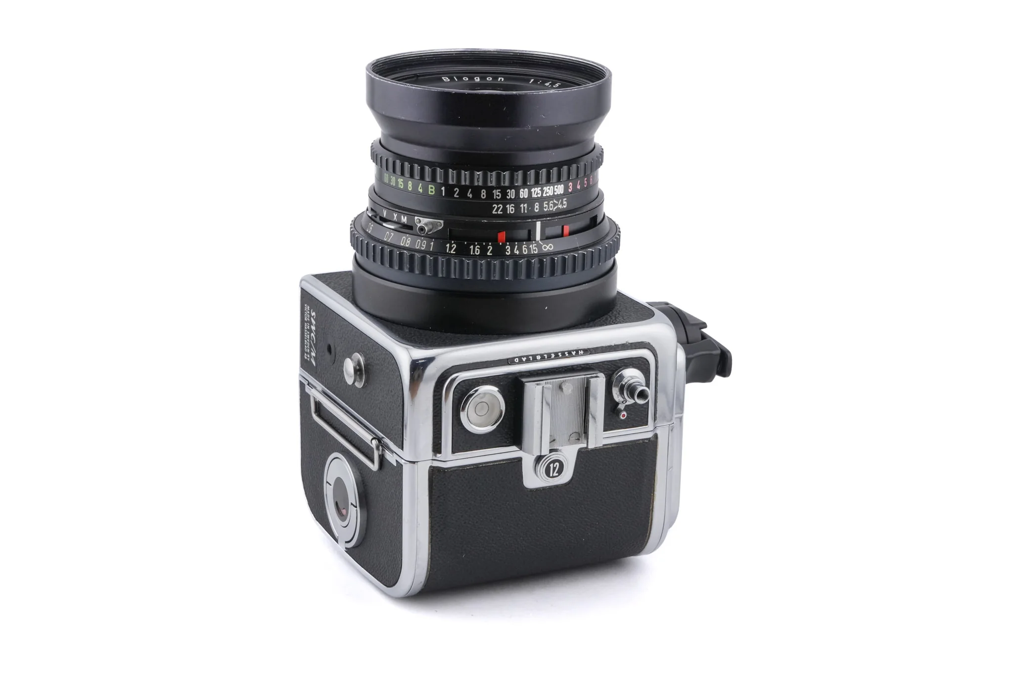 Hasselblad SWC/M (Biogon C T*) (Silver, 10049) + SWC Viewfinder (52035/TISOC) + A12 Film Magazine (Silver, 30074) - Image 6
