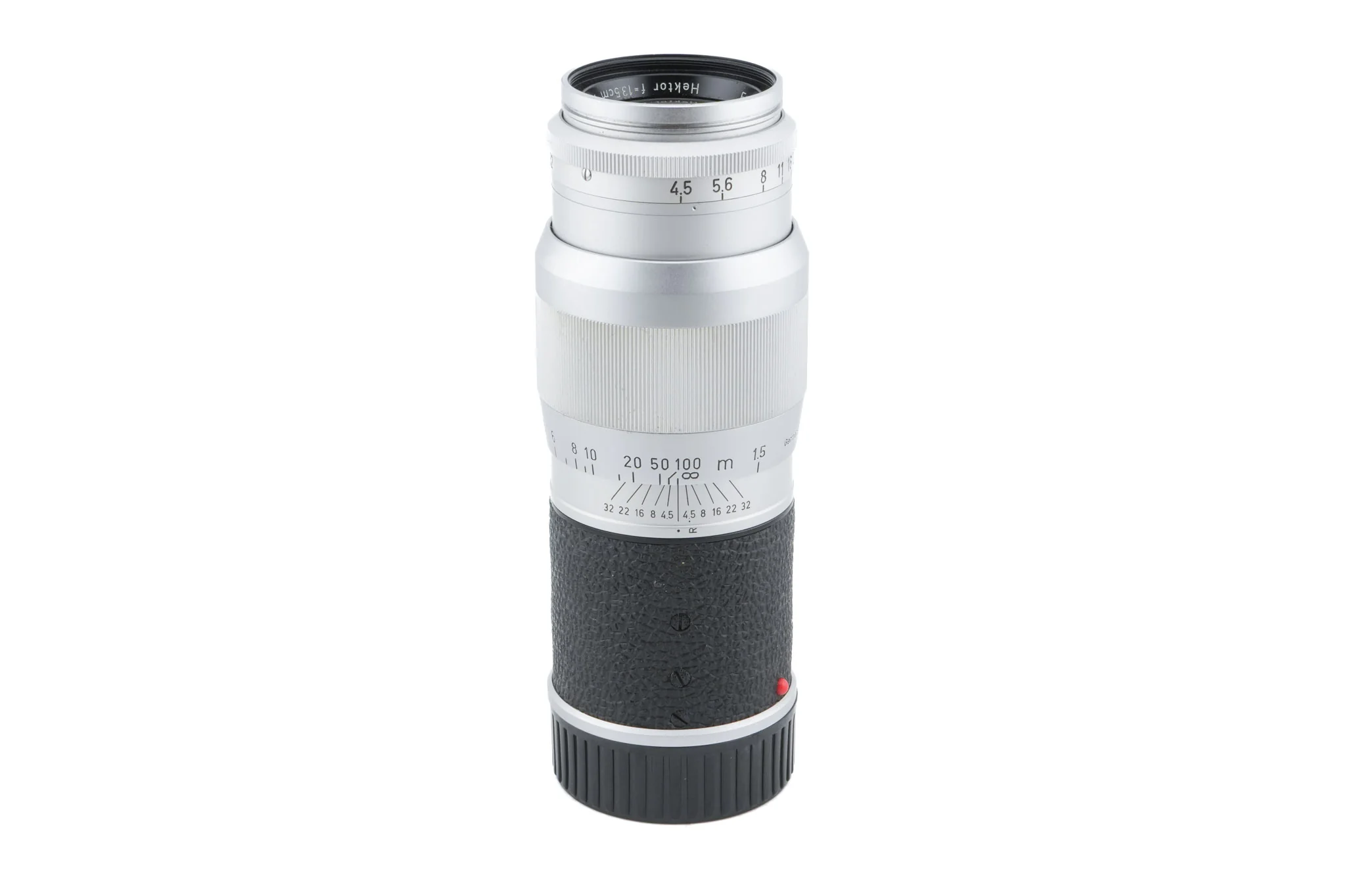 Leica 13.5cm f4.5 Hektor (Silver, HEFAR-M / HEFAM / 11135)