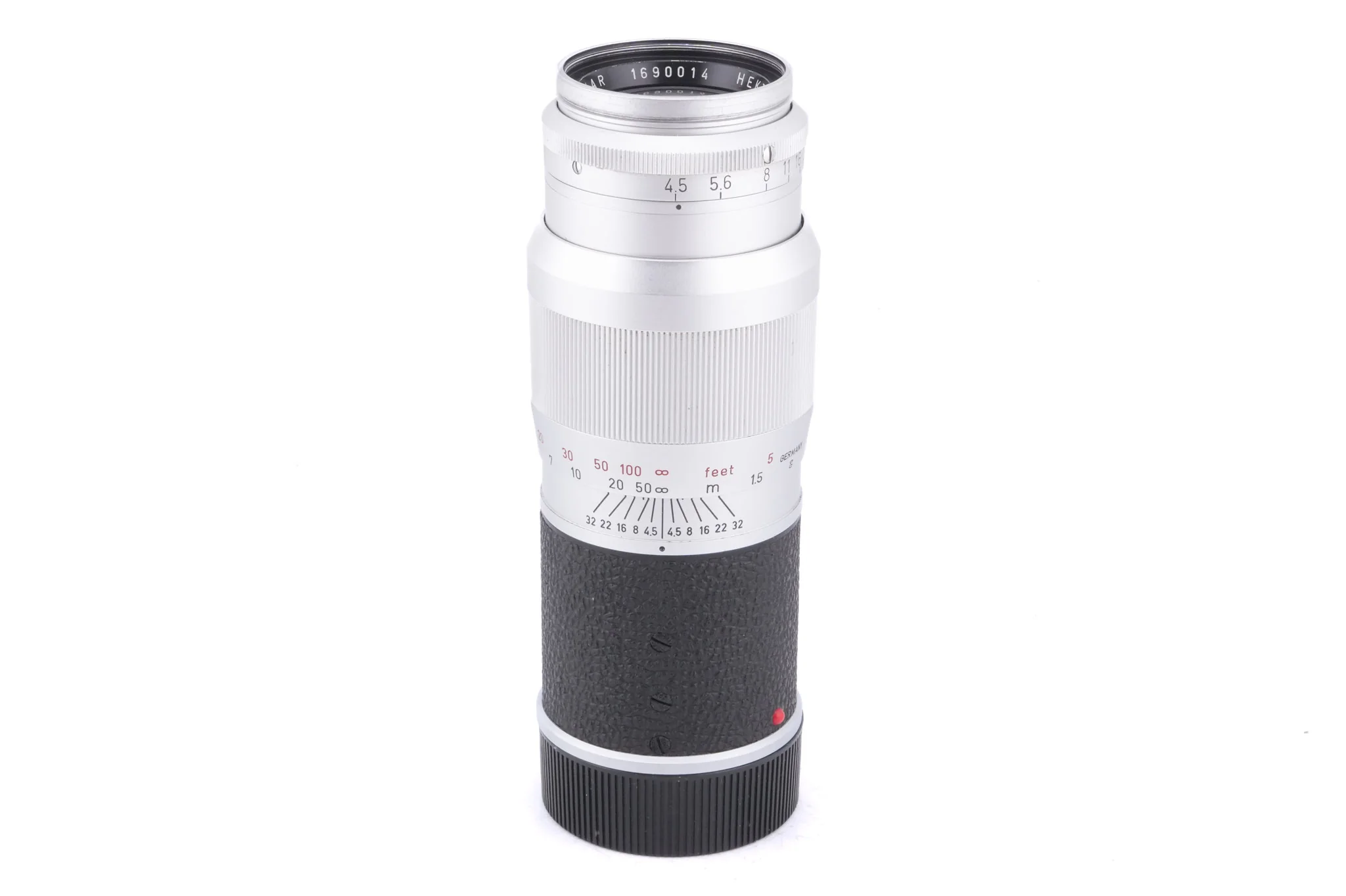 Leica 13.5cm f4.5 Hektor (Silver, HEFAR-M / HEFAM / 11135)