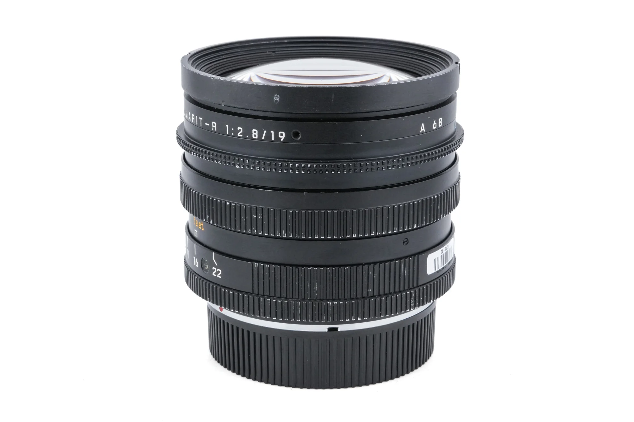 Leica 19mm f2.8 Elmarit-R (Type II) (3-Cam) (11258) + SIMple Fit Follow Focus Gear (Medium) + Leica R - Canon EF Mount Adapter (6-Hole) + Lens Hood (19mm f2.8 R) (12546) + 80/85mm O.D. Simring (Leica R 19mm f2.8 VII) - Image 2