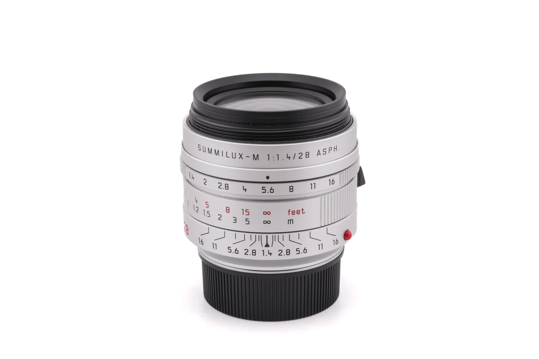 Leica 28mm f1.4 Summilux-M ASPH. (Silver, 11911) - Lens