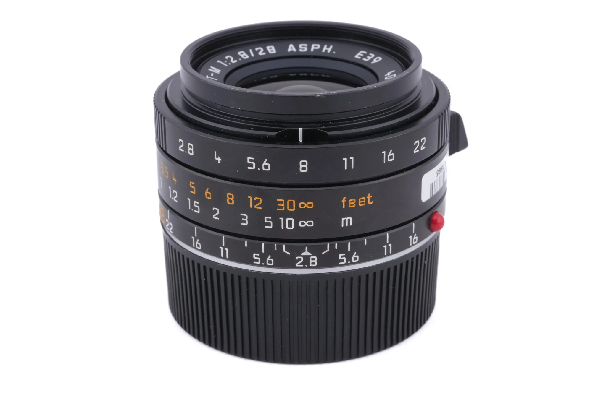 Leica 28mm f2.8 Elmarit-M ASPH. (11606) + Lens Hood (35mm f2 ASPH. / 28mm f2.8 ASPH.) (A42) (12526)