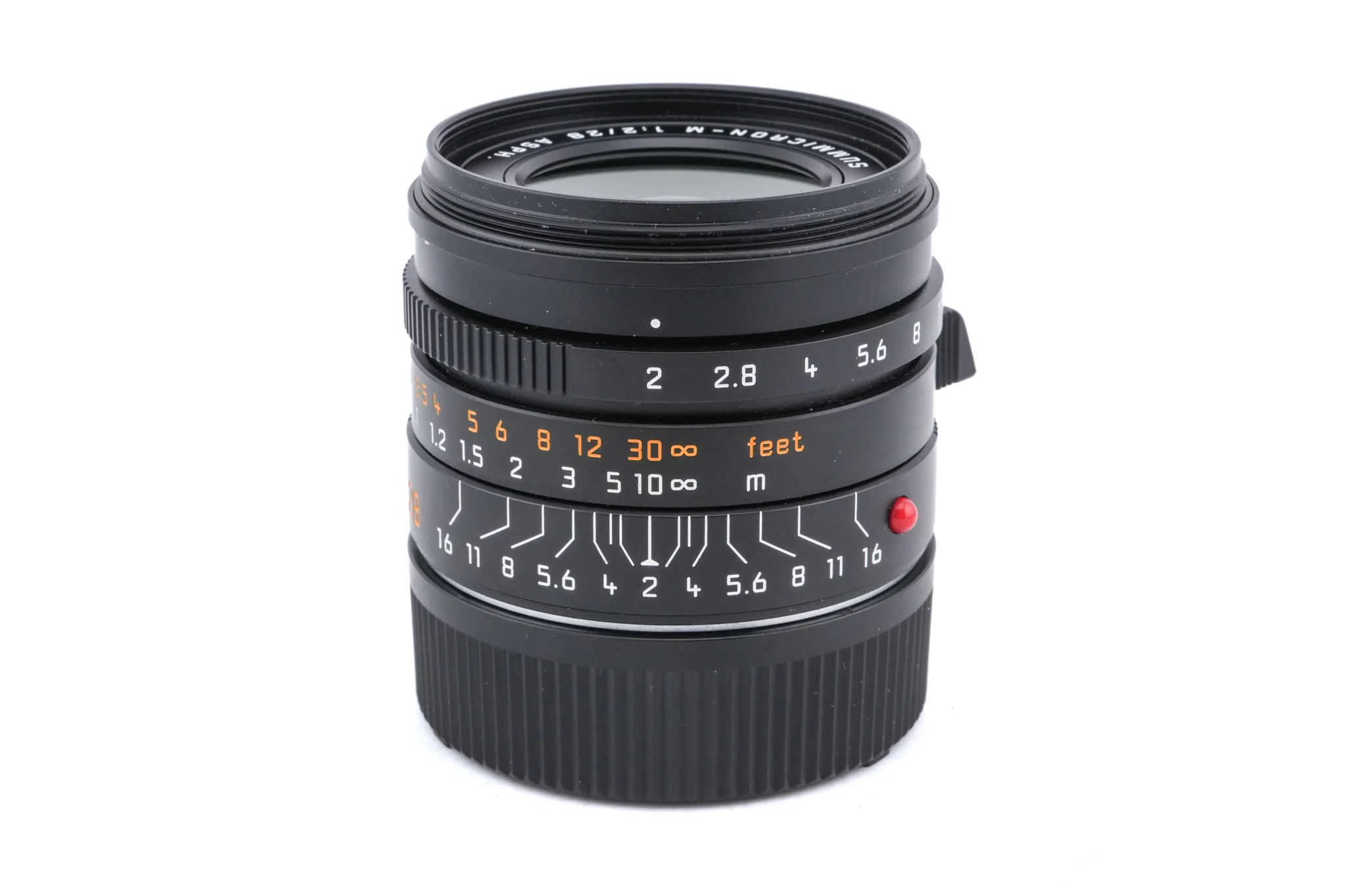 Leica 28mm f2 Summicron-M ASPH. (Type II) (Black, 11672 / 11707) - Lens