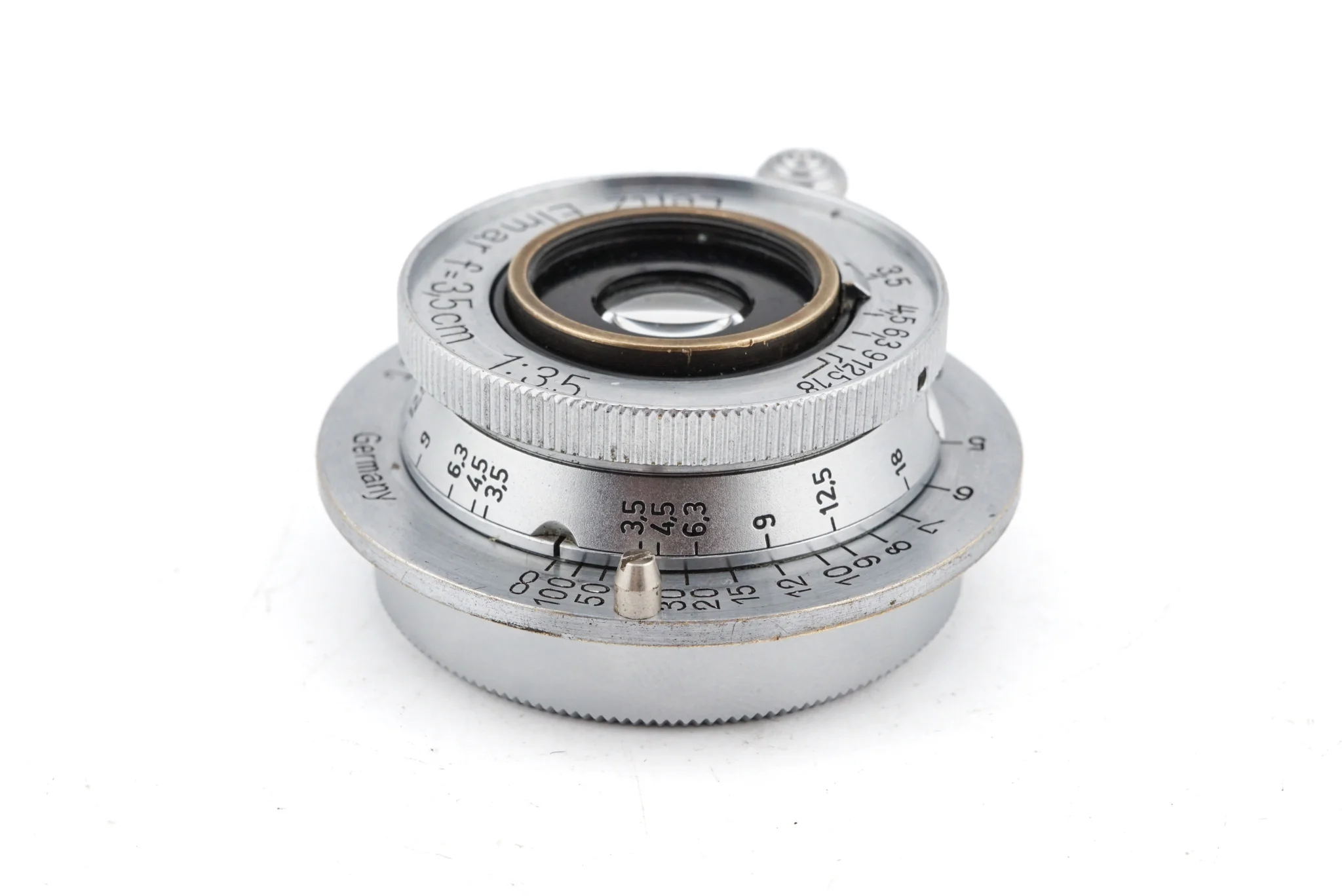 Leica 3.5cm f3.5 Elmar (Silver, EKURZCHROM) - Lens
