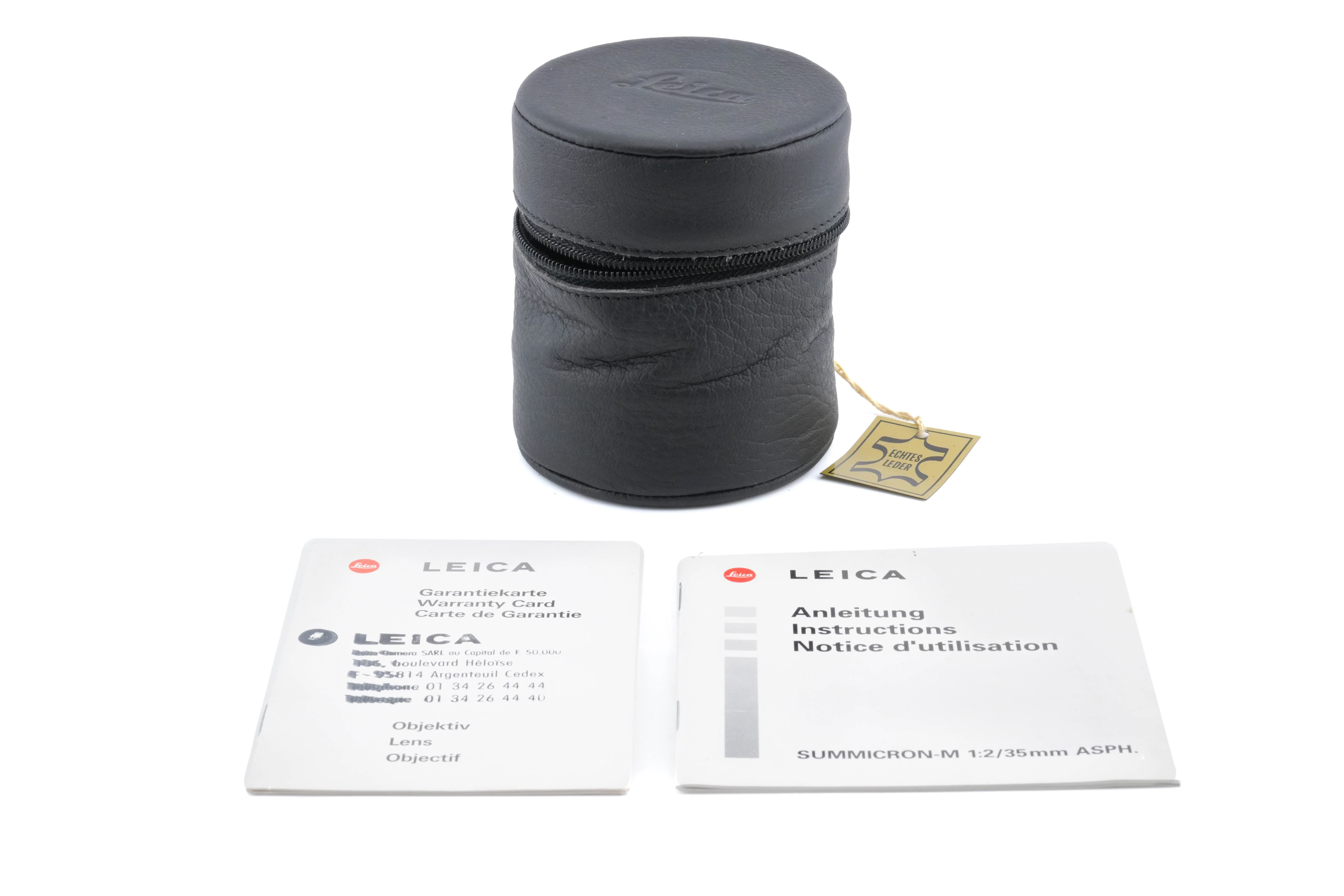 Leica 35mm f2 Summicron-M ASPH. (Type I) (Silver, 11882) - Image 8