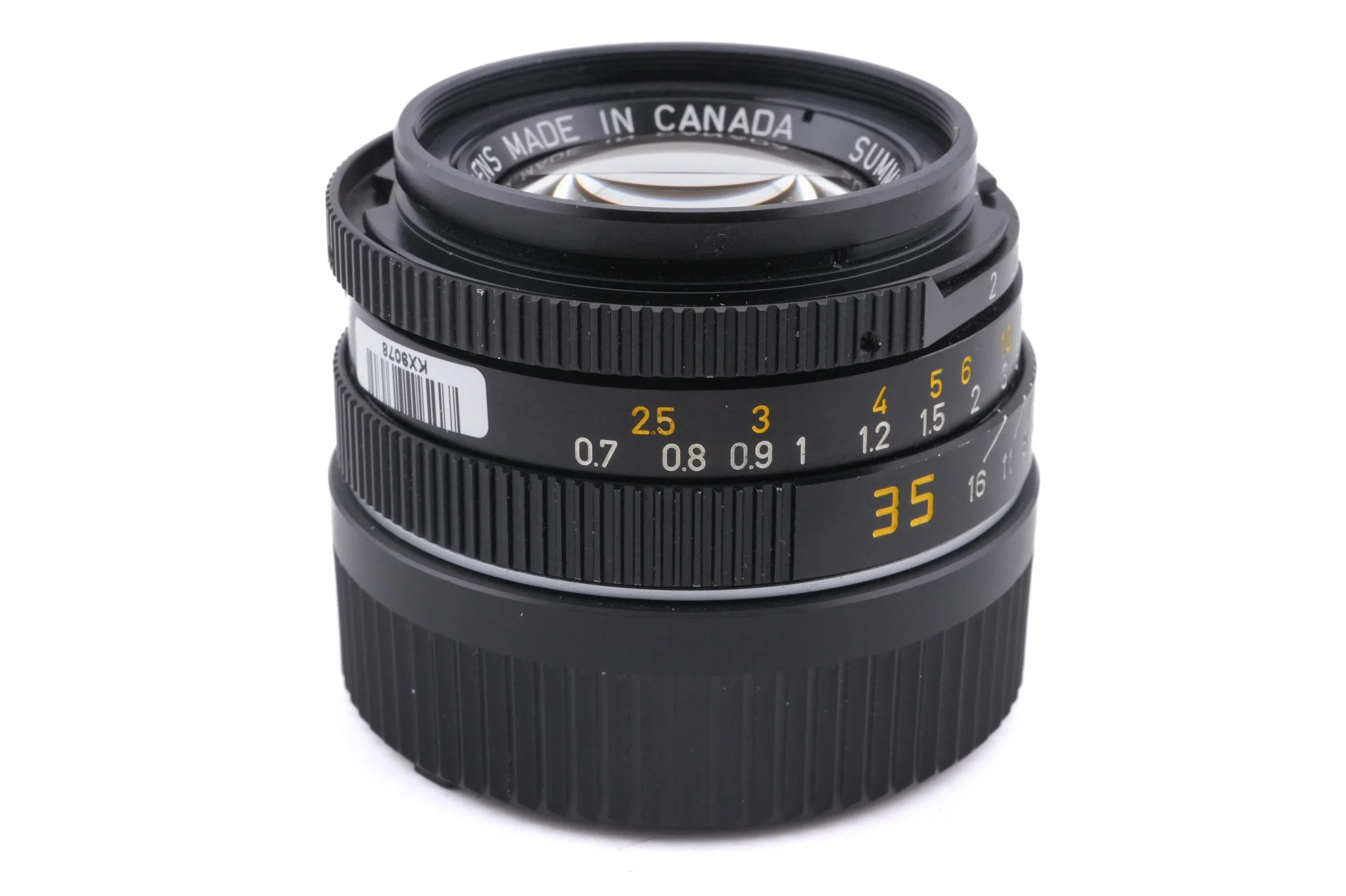 Leica 35mm f2 Summicron-M (Type IV) (Black, 11310) - Image 4