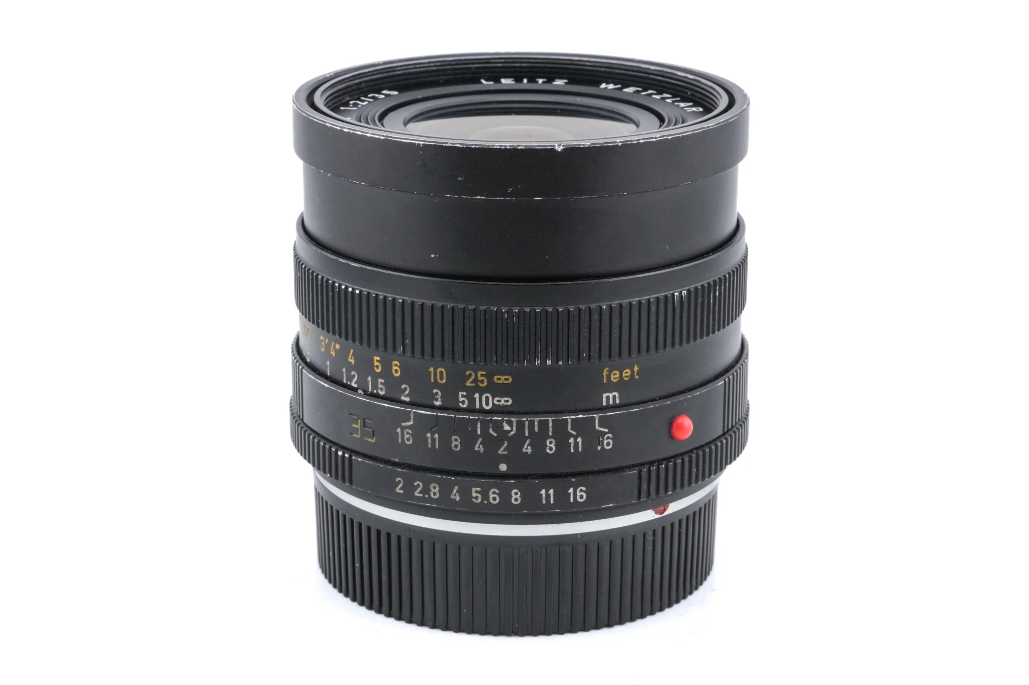 Leica 35mm f2 Summicron-R (Type II) (3-Cam) (11115)