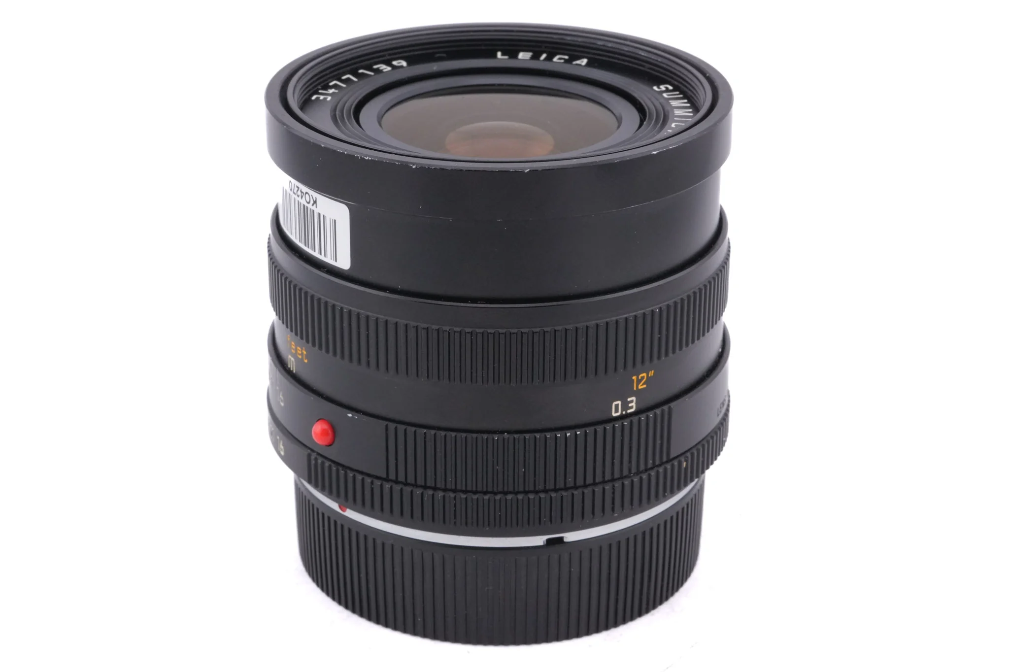 Leica 35mm f2 Summicron-R (Type II) (3-Cam) (11115) - Image 2