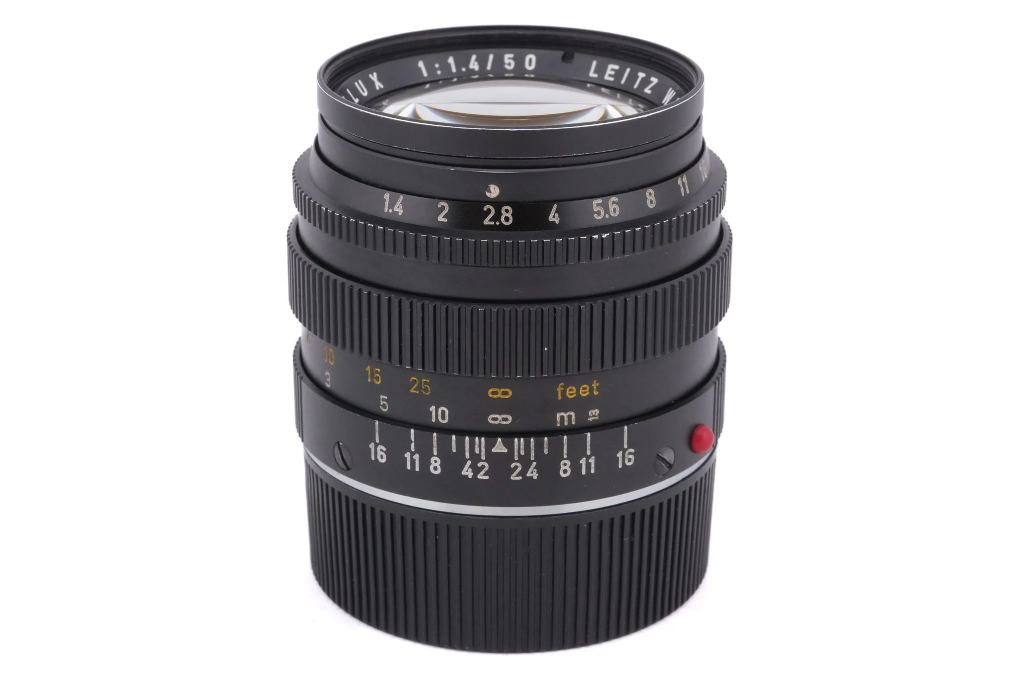 Leica 50mm f1.4 Summilux (Type II v2) (Black, 11114)