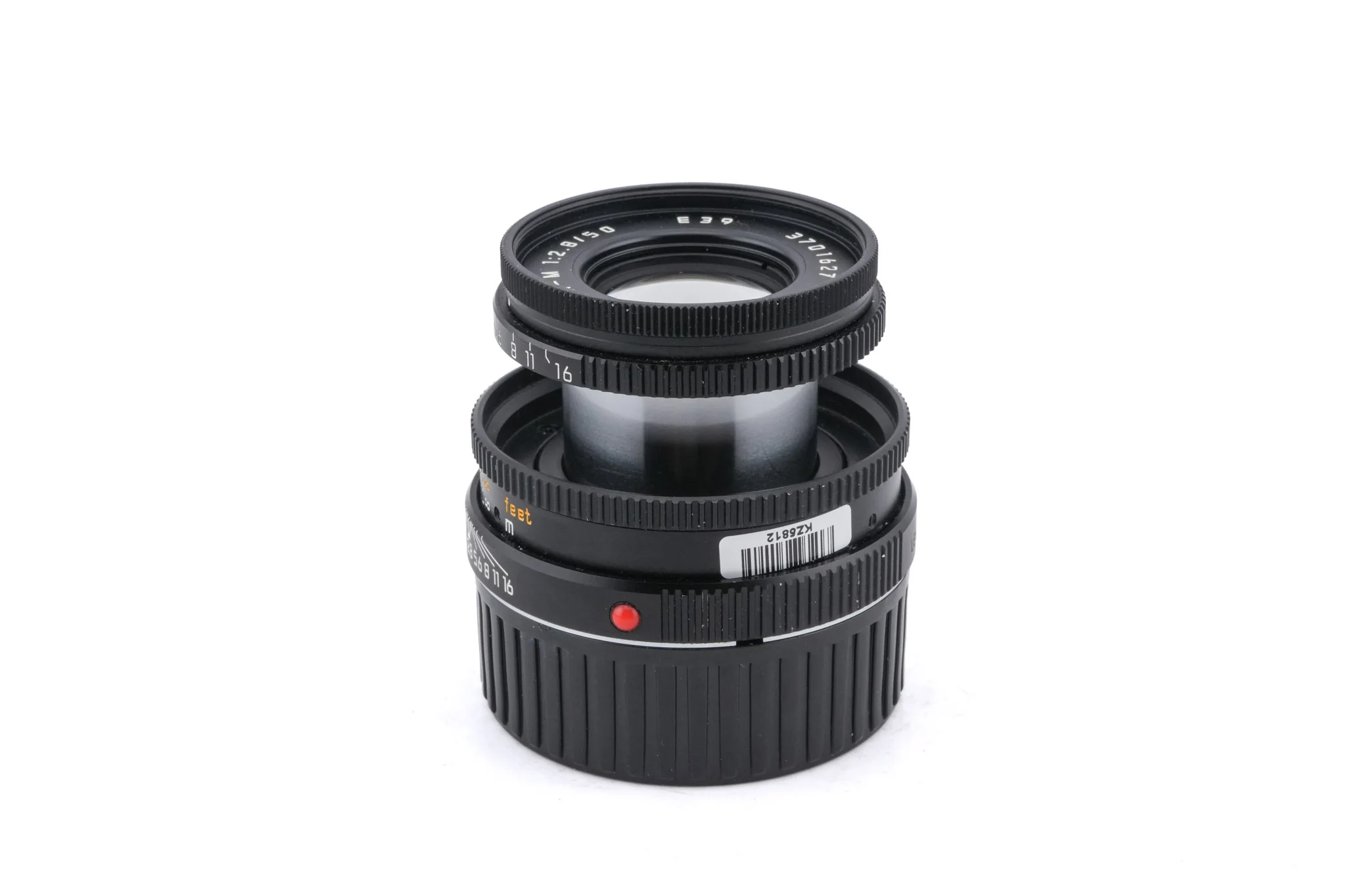Leica 50mm f2.8 Elmar-M (Black, 11831) - Image 4
