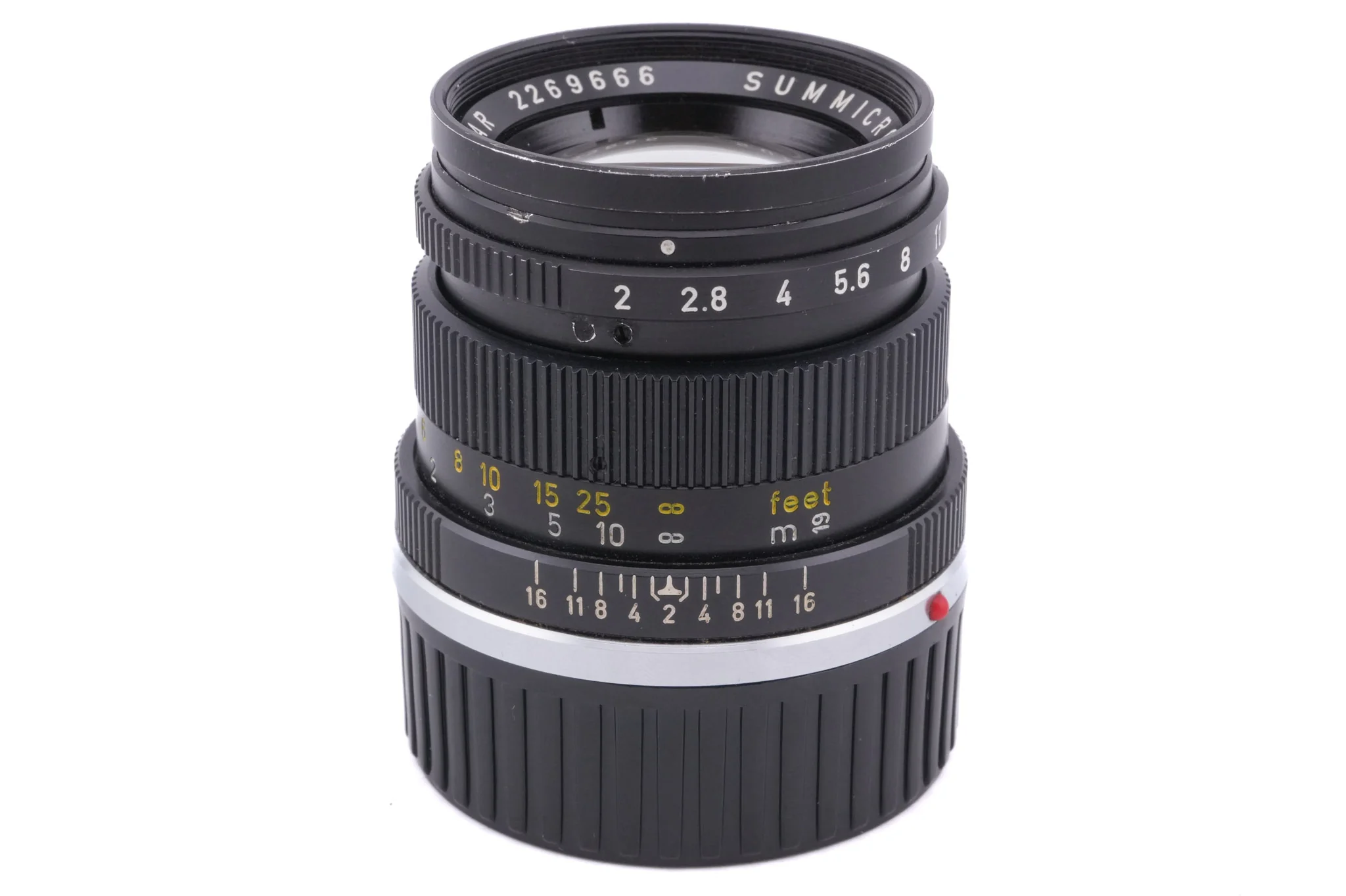 Leica 50mm f2 Summicron (Type III) (11817)