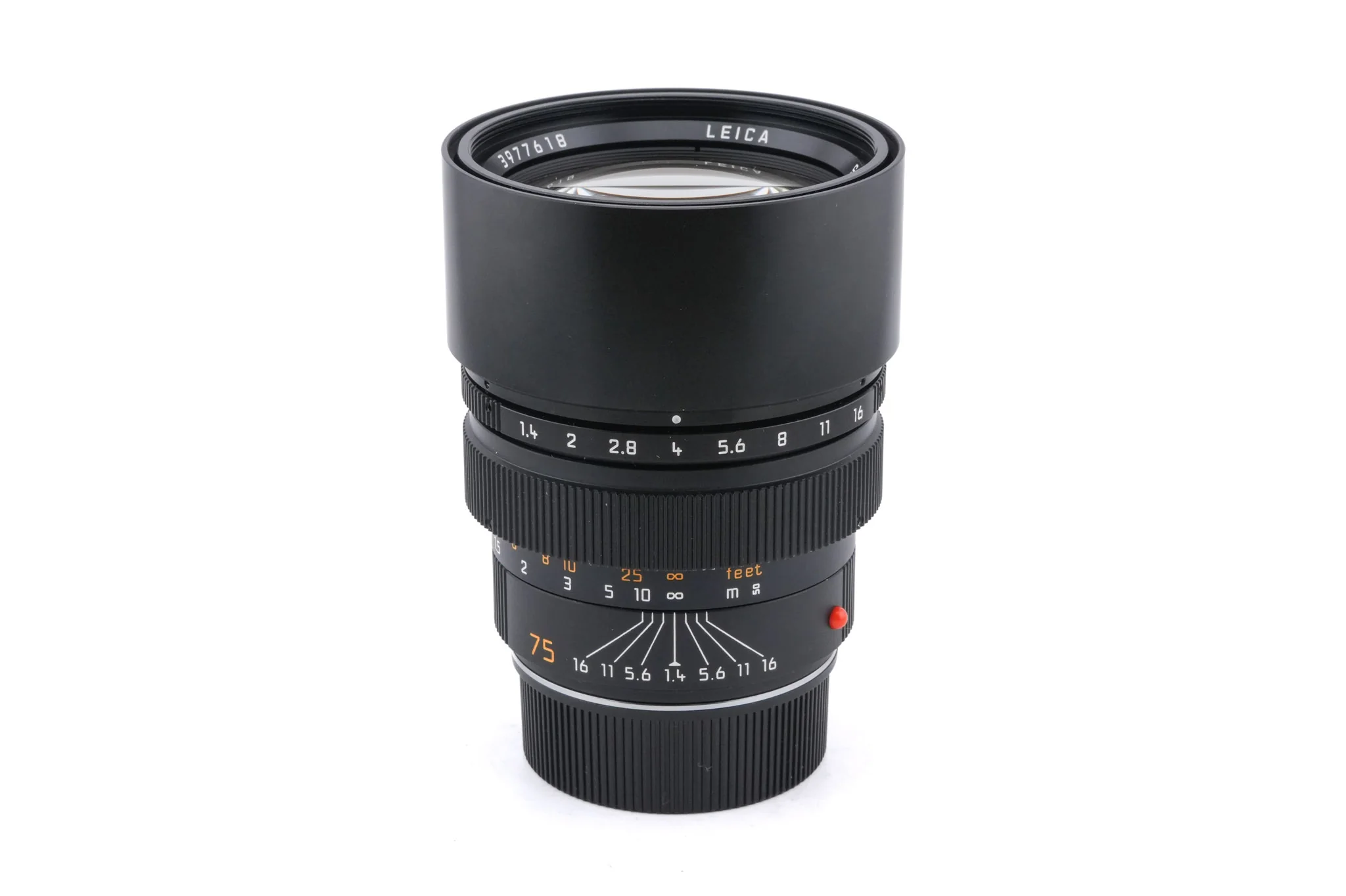 Leica 75mm f1.4 Summilux-M (Type III) (11810)