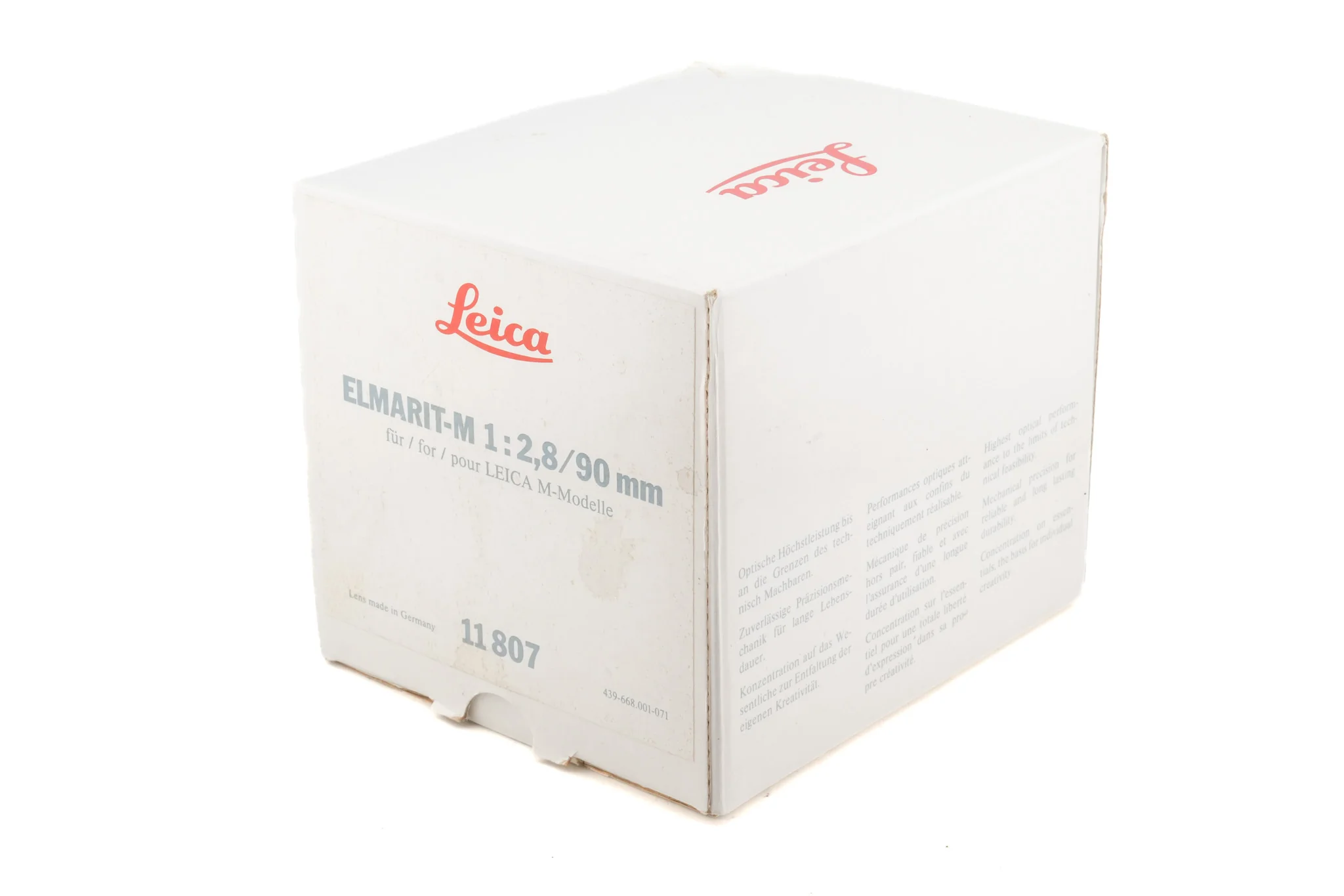 Leica 90mm f2.8 Elmarit-M (Black, 11807) - Image 9