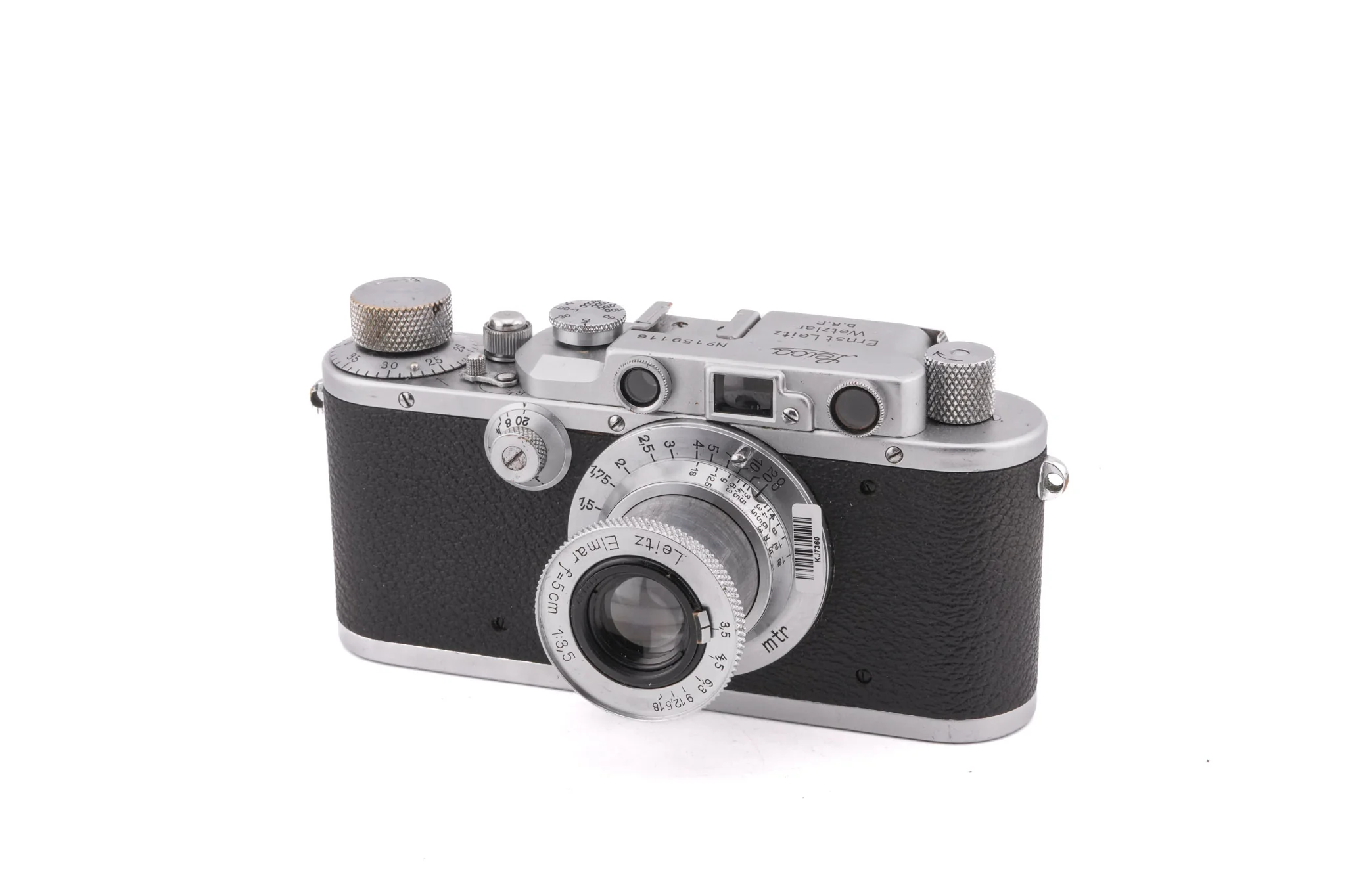 Leica IIIa + 50mm f3.5 Elmar (Type I) (ELMARCHROM / ELMAR)