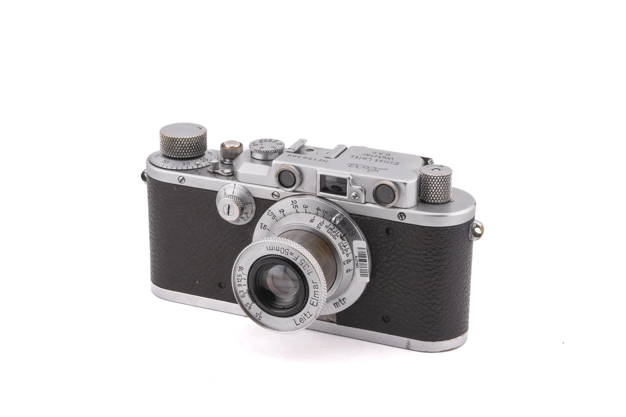 Leica IIIa + 50mm f3.5 Elmar (Type I) (ELMARCHROM / ELMAR)