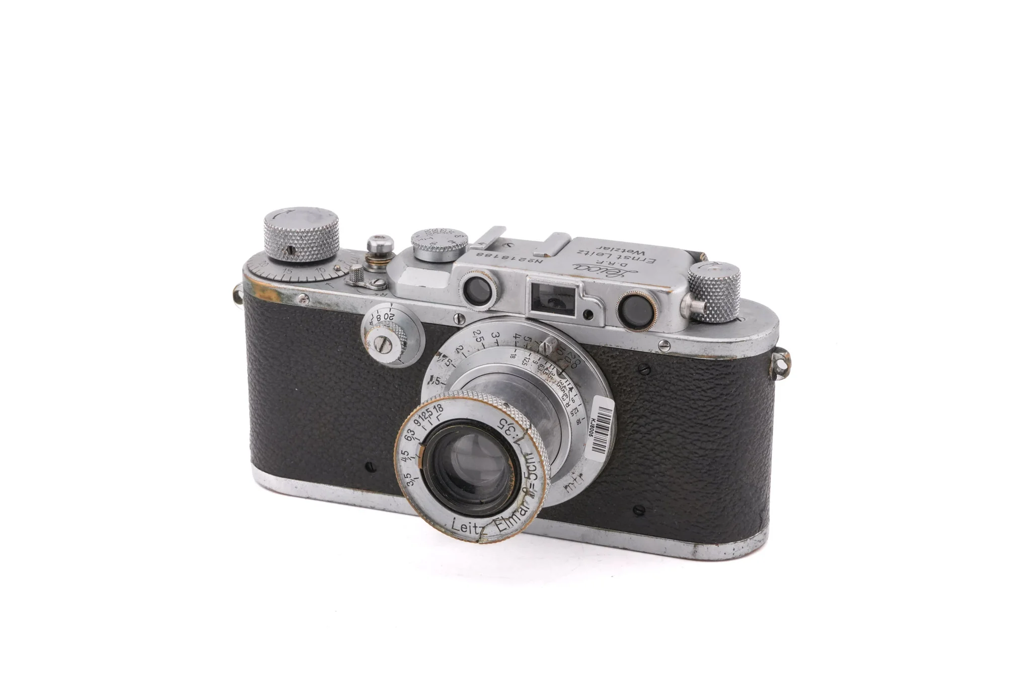 Leica IIIa + 50mm f3.5 Elmar (Type I) (ELMARCHROM / ELMAR)