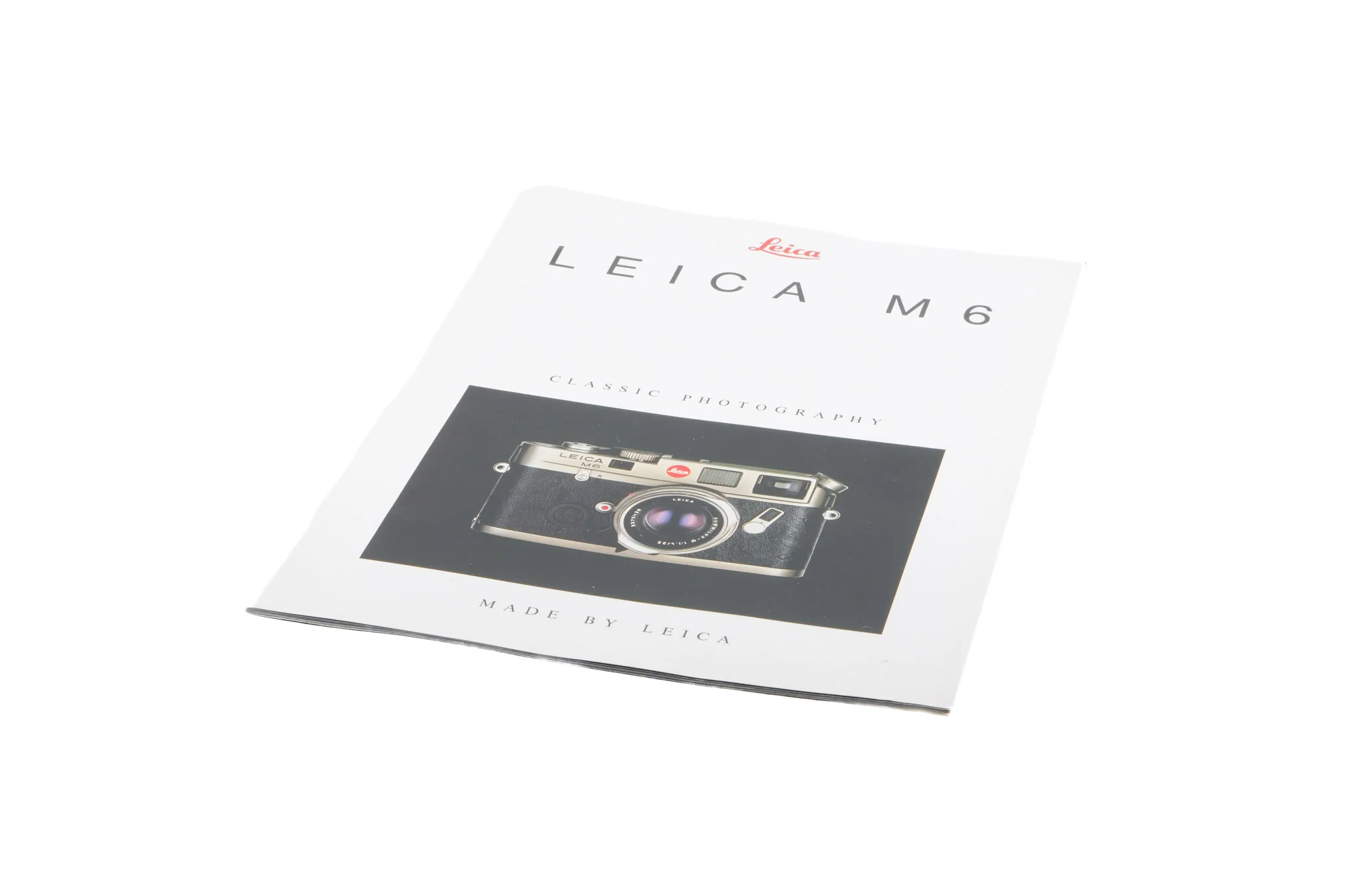 Leica M6 Classic Photography Brochure - Accessory