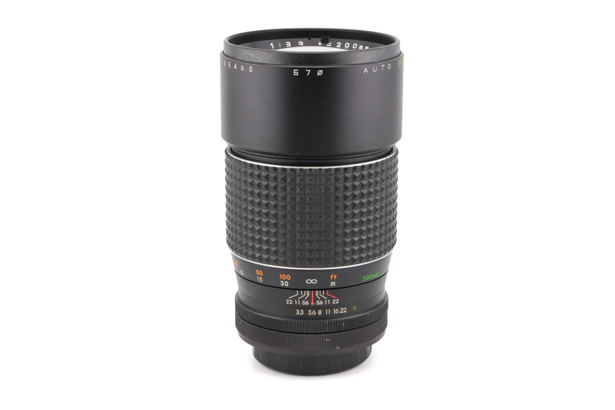Makinon 200mm f3.3 Auto Multi-Coated