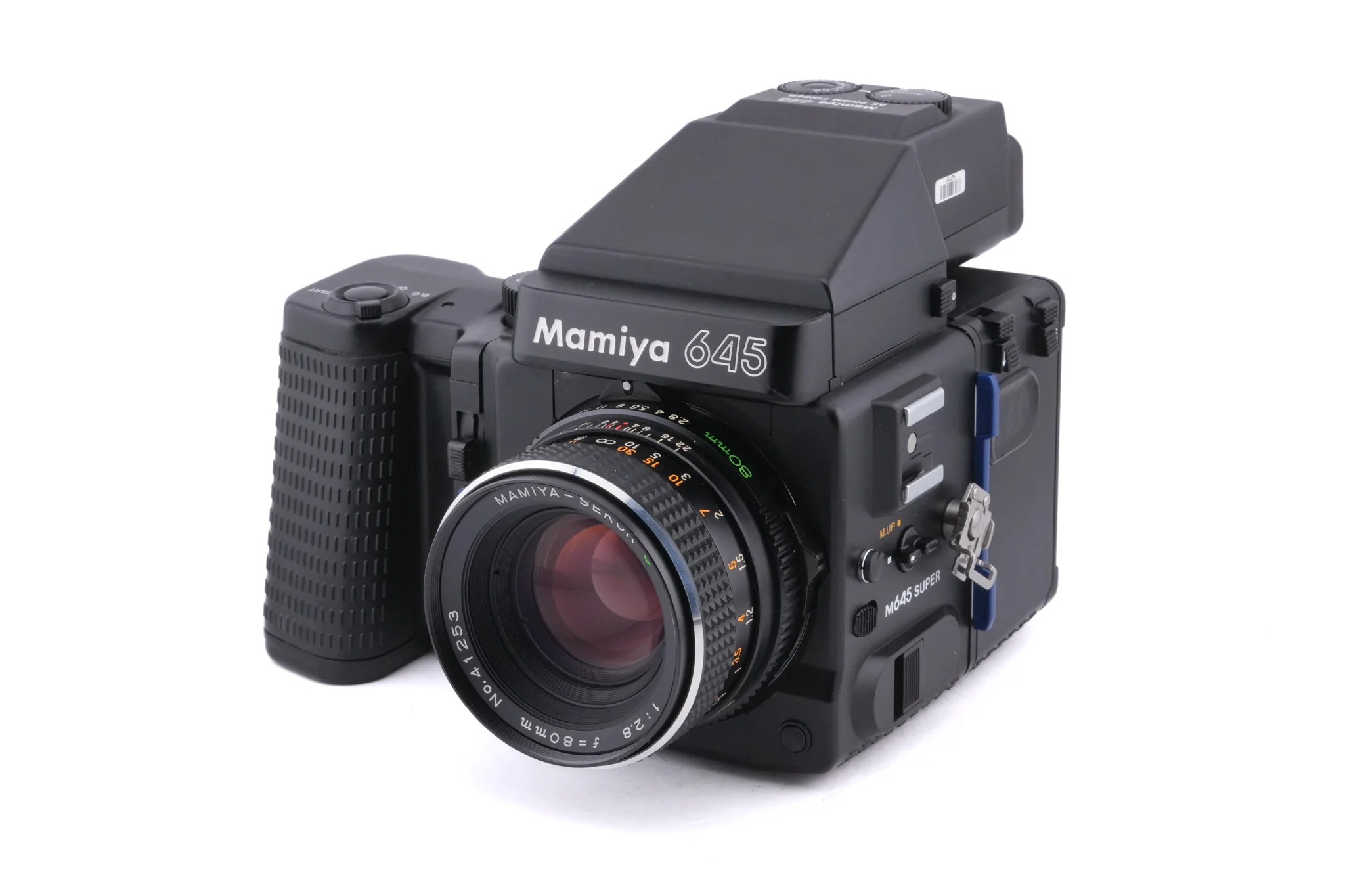Mamiya M645 Super + 80mm f2.8 Sekor C + AE Prism Finder N + 120/220 Roll Film Holder N + Power Drive N (Y01670)