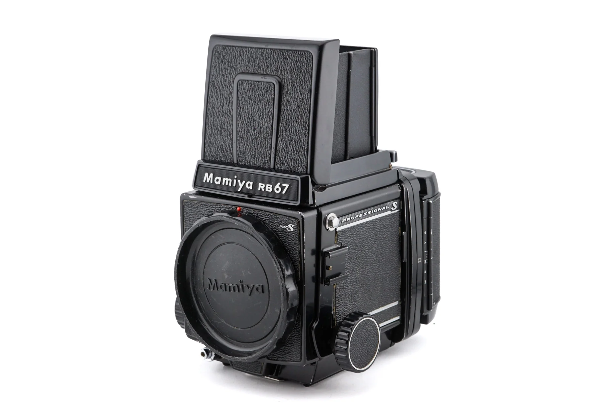 Mamiya RB67 Pro-S + 120 6x7 Pro-S Roll Film Holder + Waist Level Finder