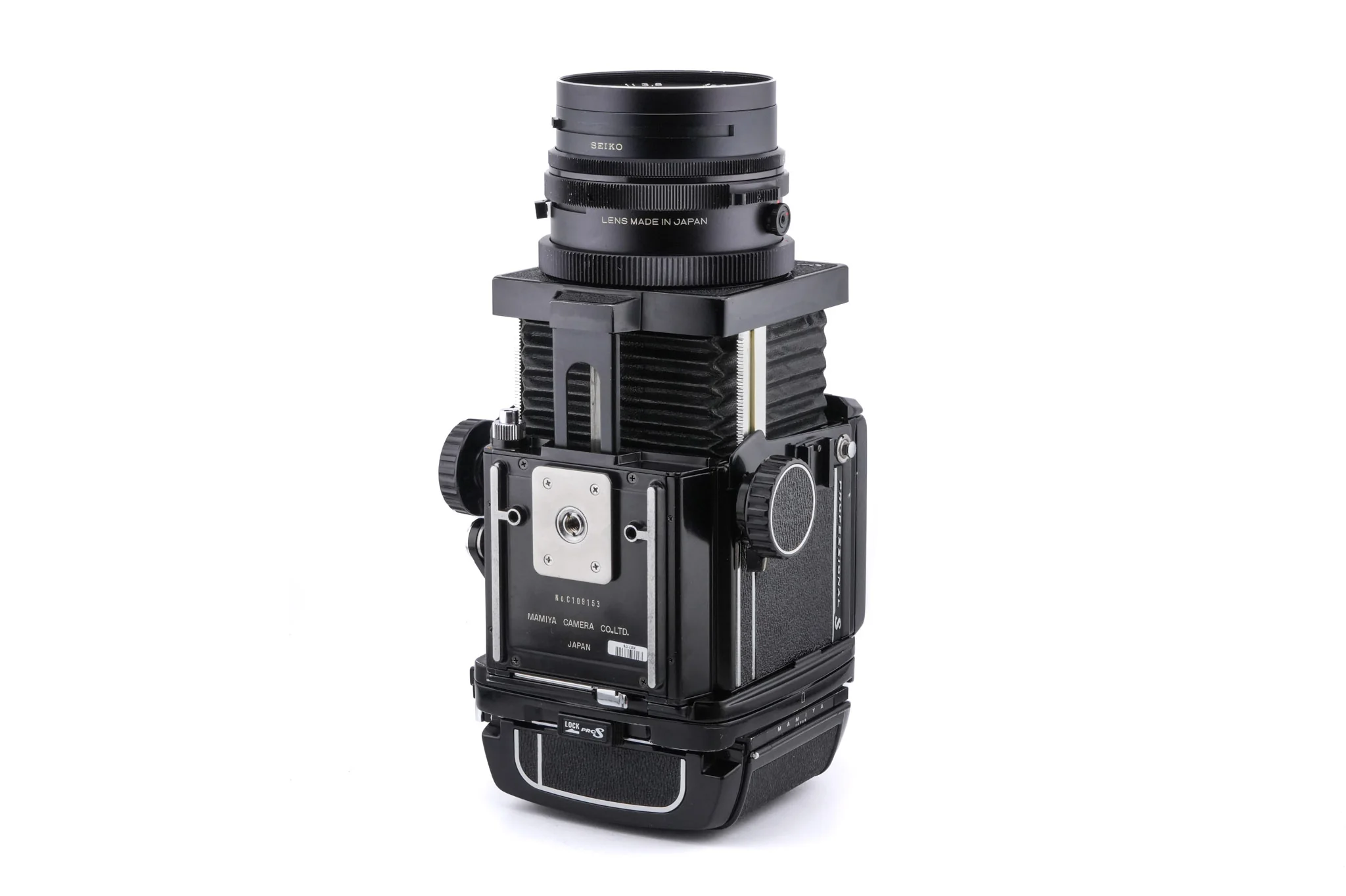 Mamiya RB67 Pro-S + 120 6x7 Pro Roll Film Holder + Waist Level Finder + 90mm f3.8 Sekor NB - Image 6