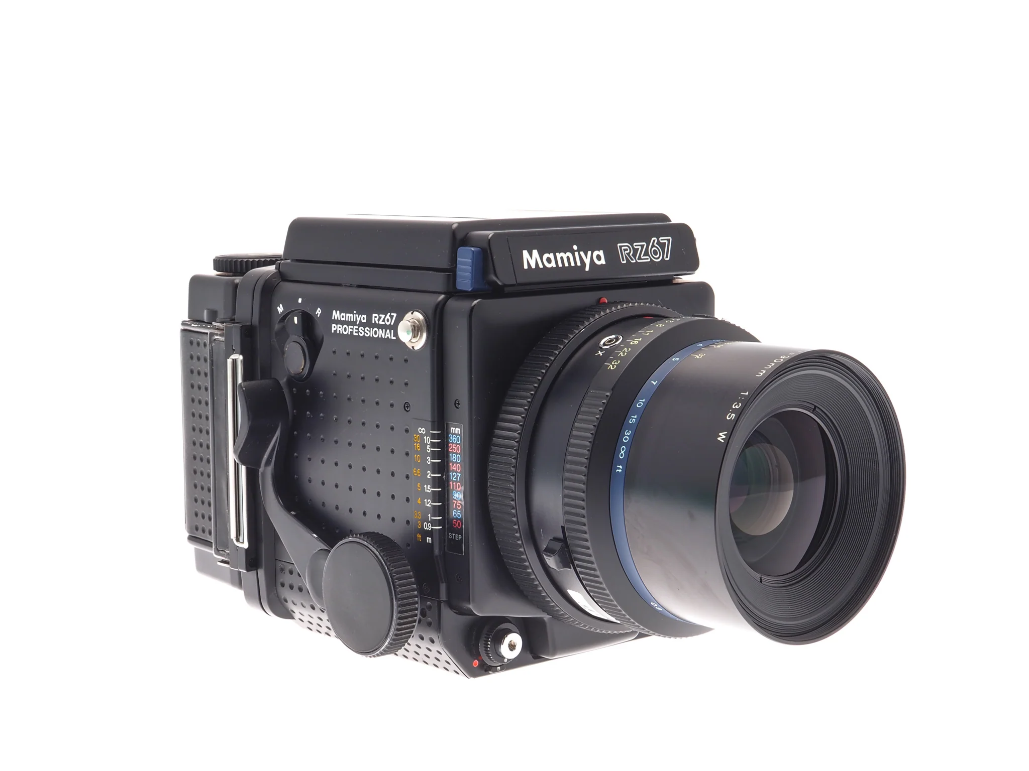 Mamiya RZ67 Professional + 90mm f3.5 Sekor Z W + 120 6x7 Roll Film Holder Professional + Waist Level Finder - Image 2