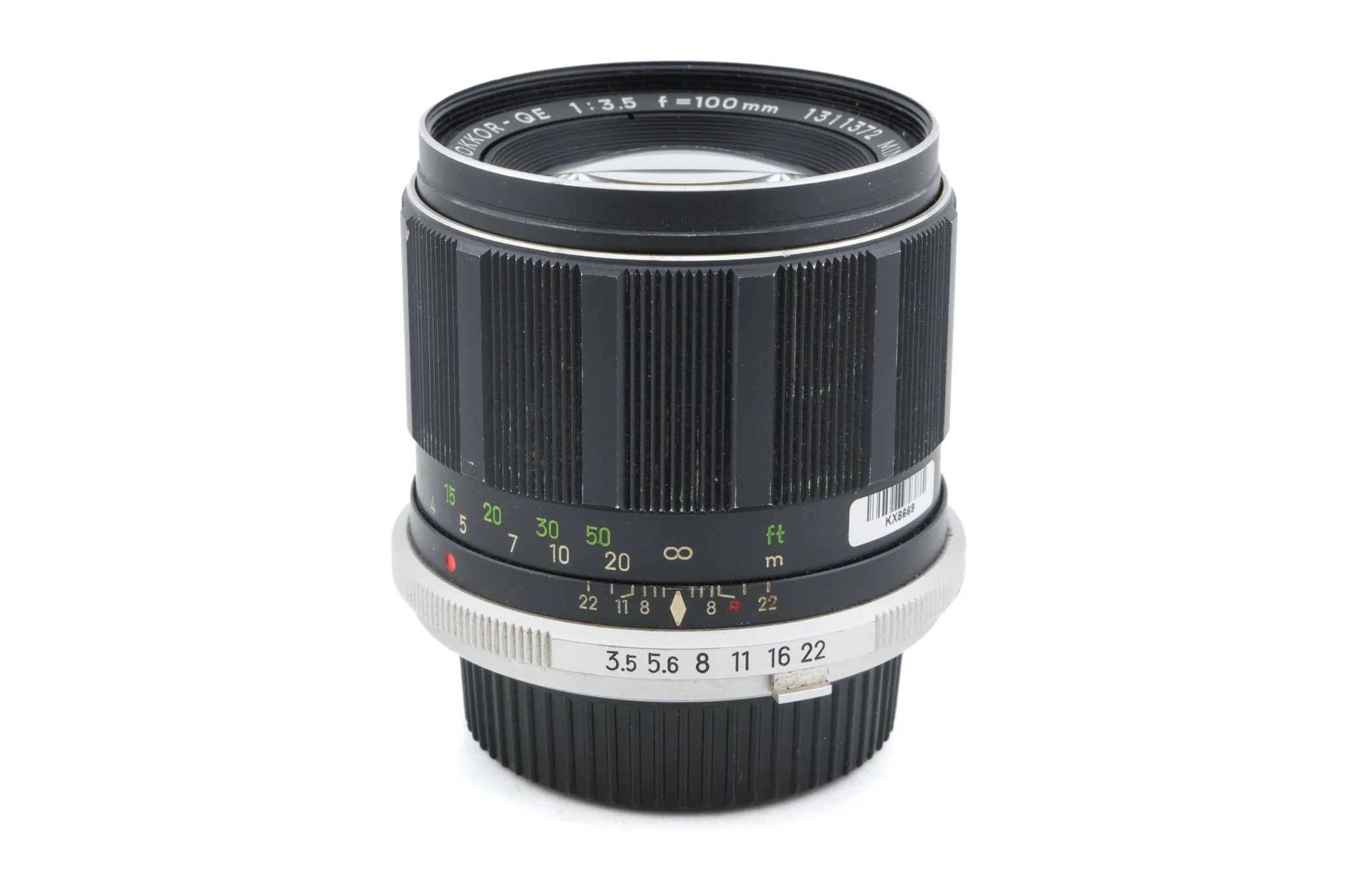 Minolta 100mm f3.5 MC Tele Rokkor-QE