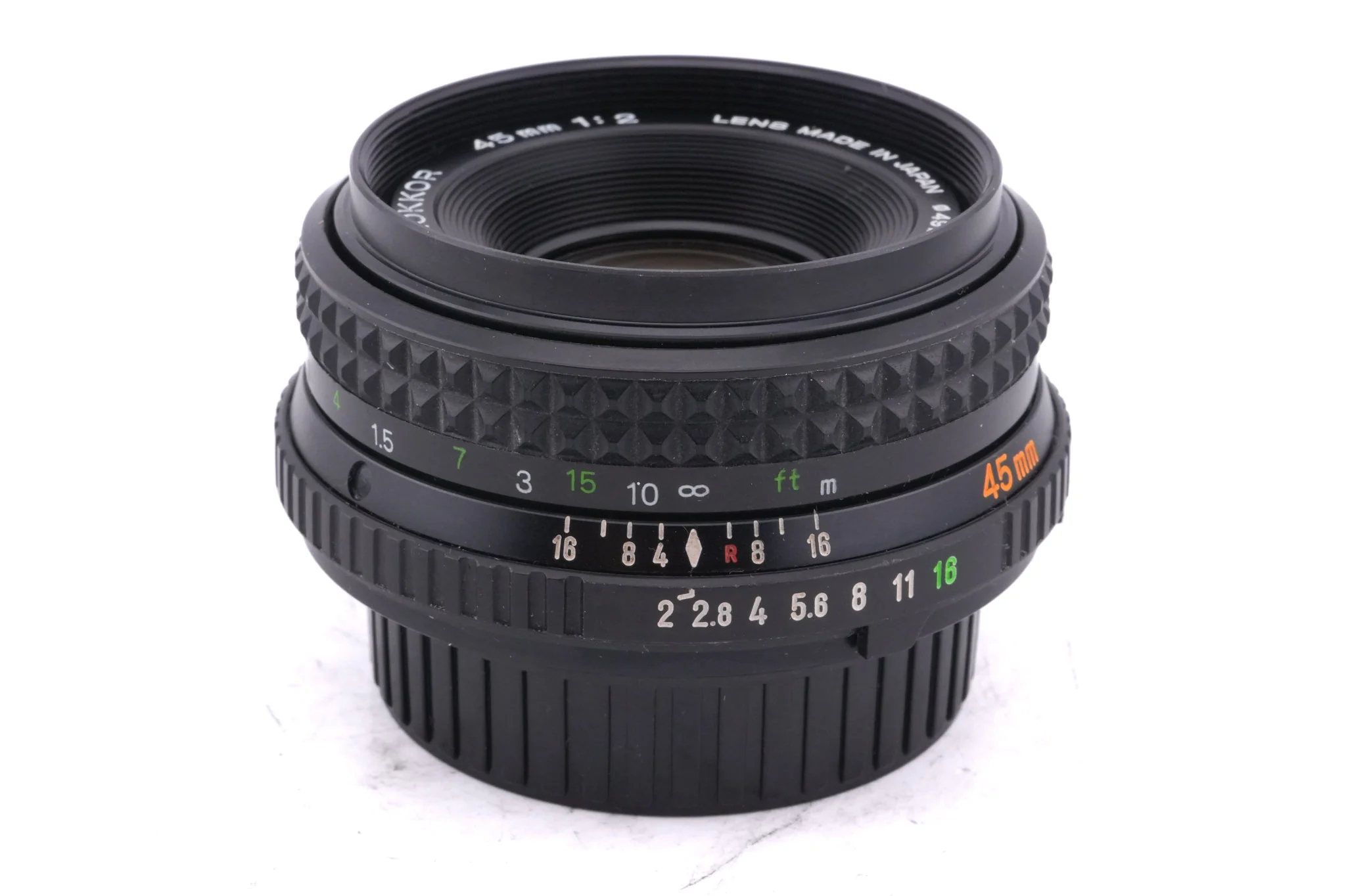 Minolta 45mm f2 MD Rokkor