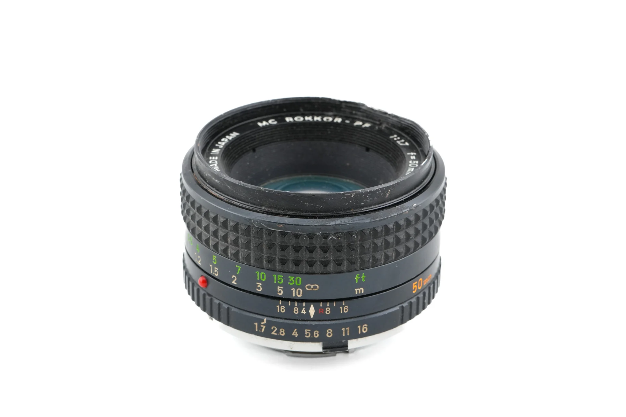 Minolta 50mm f1.7 MC Rokkor-PF