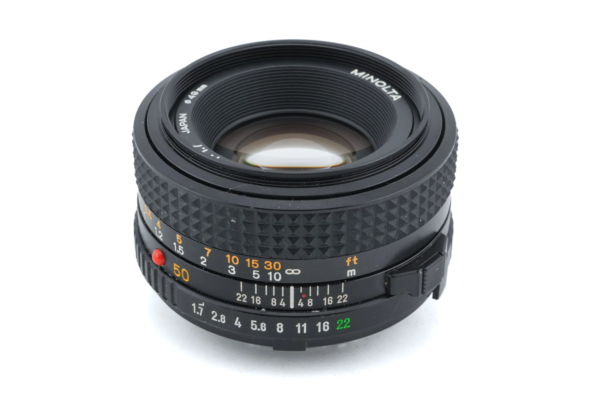 Minolta 50mm f1.7 MD
