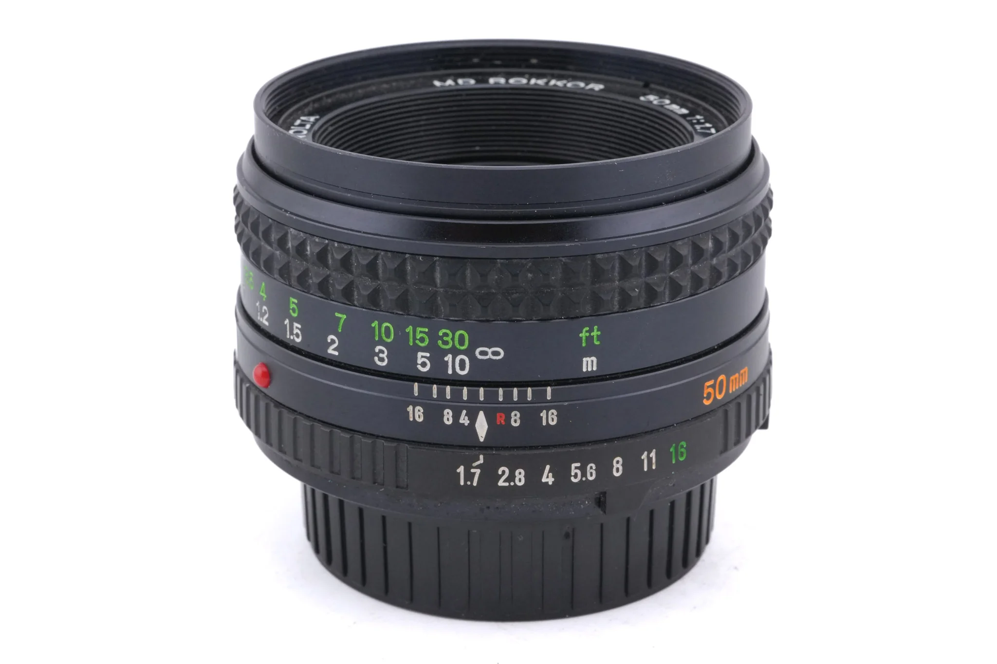 Minolta 50mm f1.7 MD Rokkor