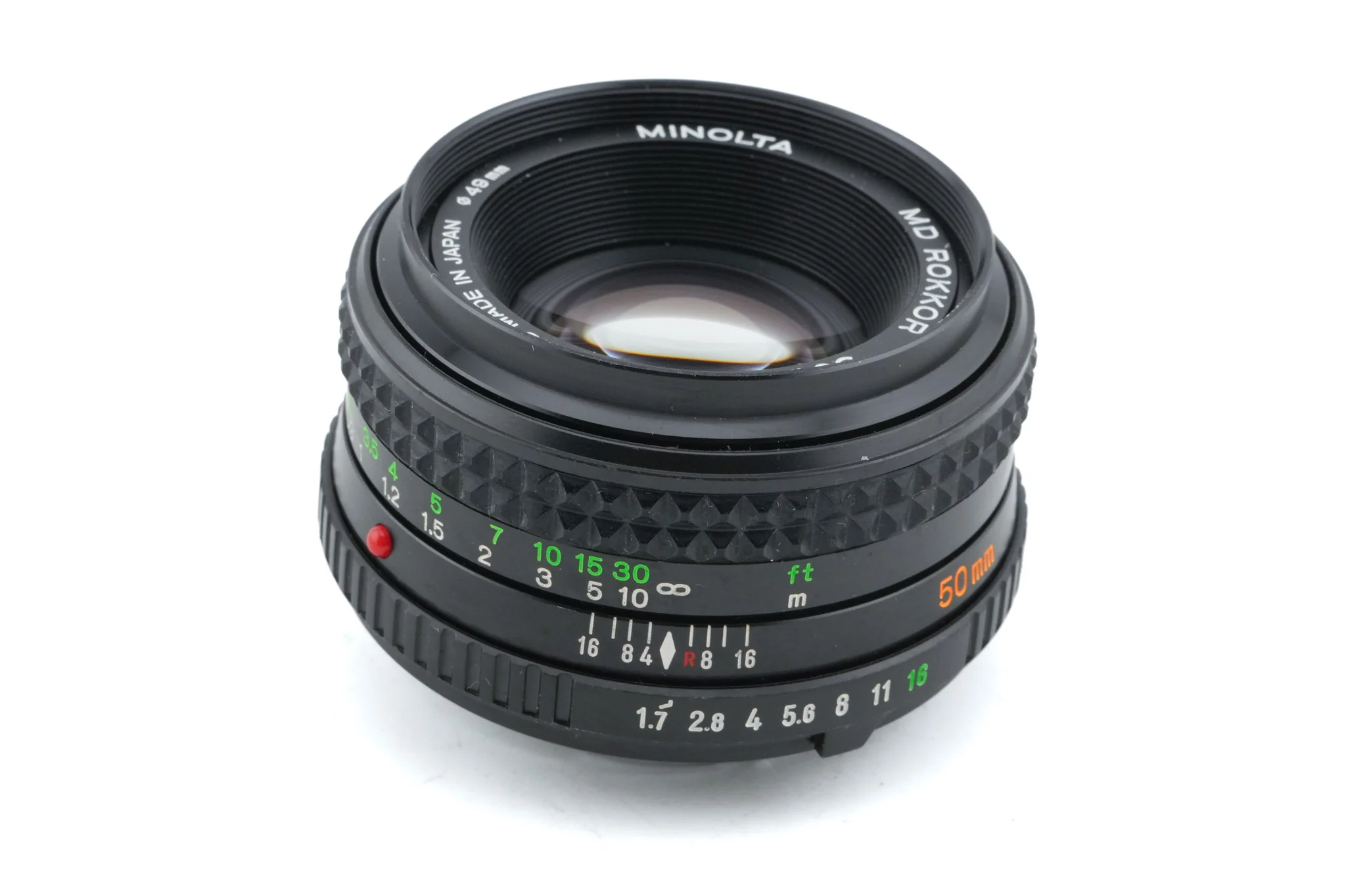 Minolta 50mm f1.7 MD Rokkor