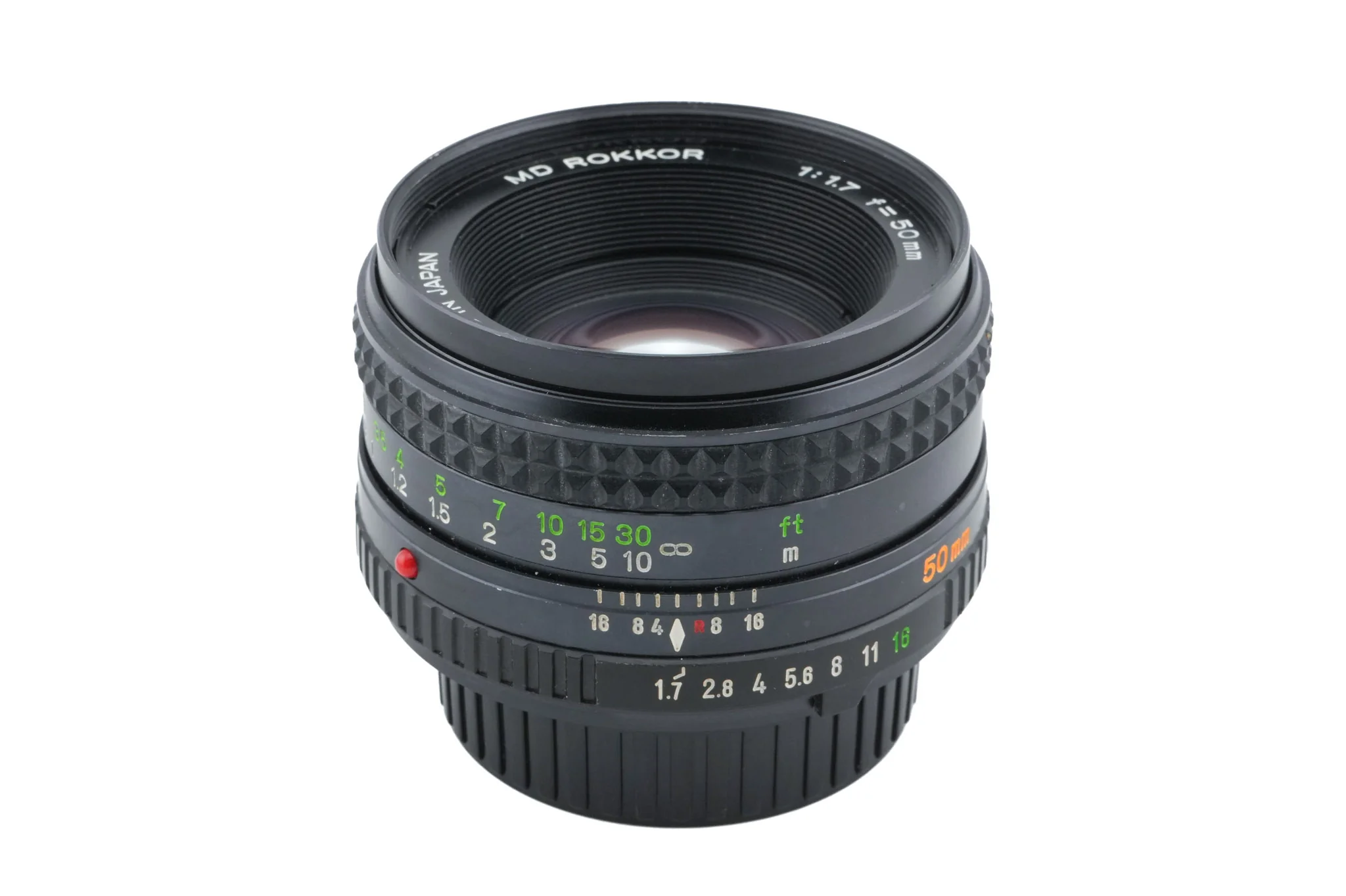 Minolta 50mm f1.7 MD Rokkor