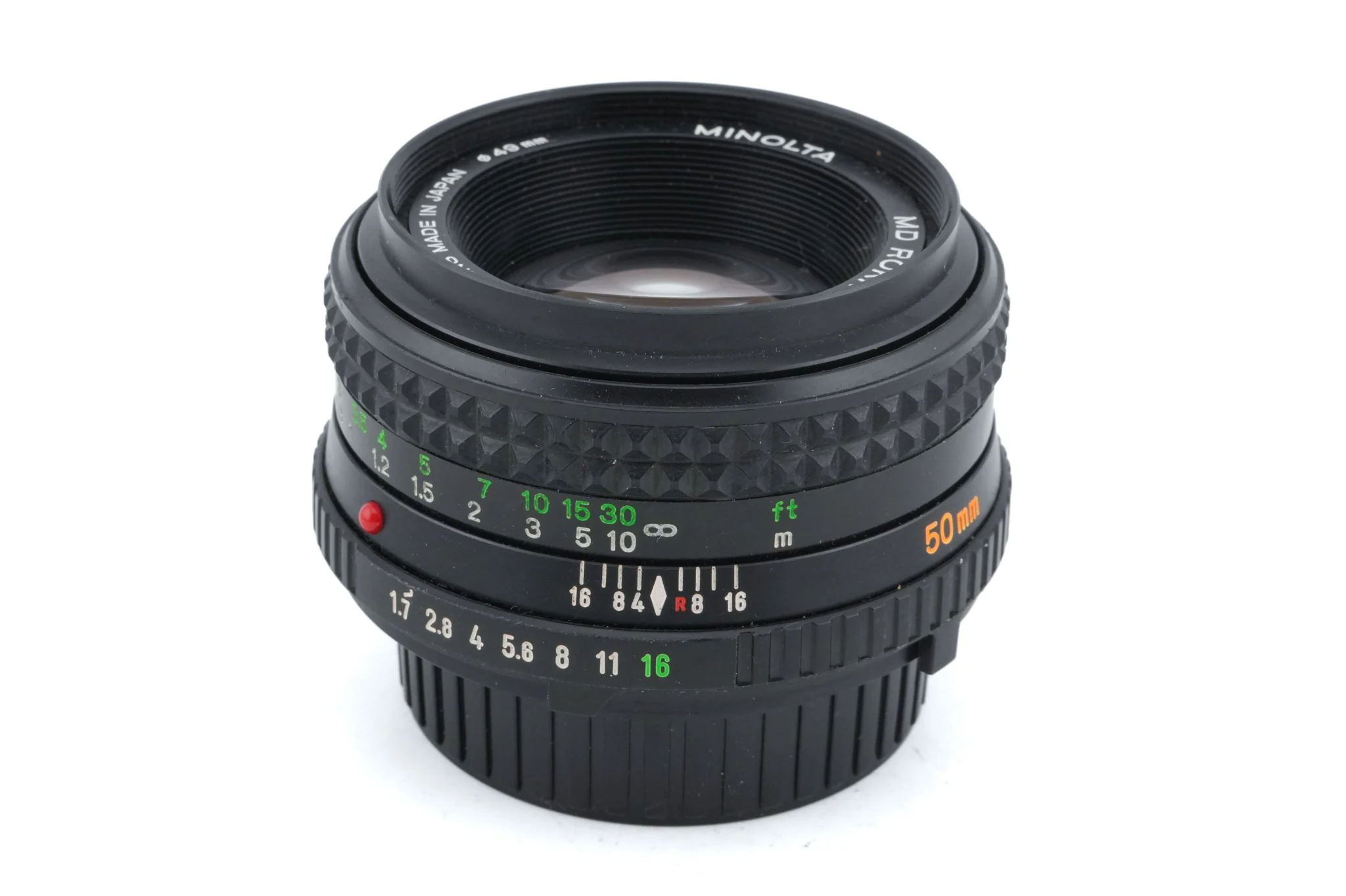 Minolta 50mm f1.7 MD Rokkor